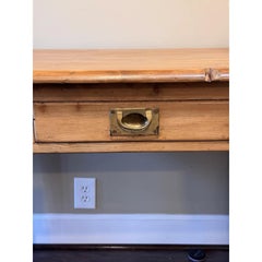 19th Century Pine Hall Table / Desk