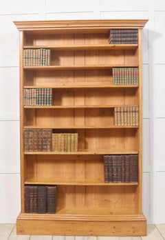 Libreria a giorno in pino del XIX secolo