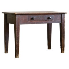 19th century Pine side table with Provenance