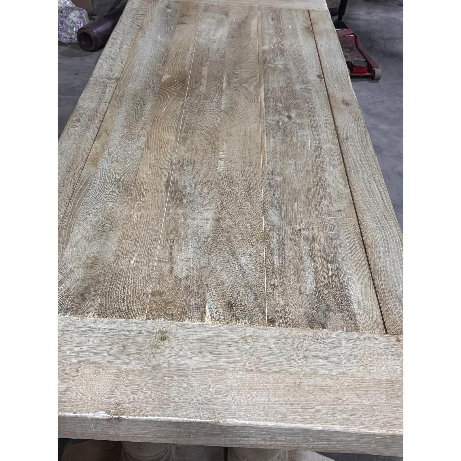 Table à tréteaux en pin du 19e siècle en vente 7