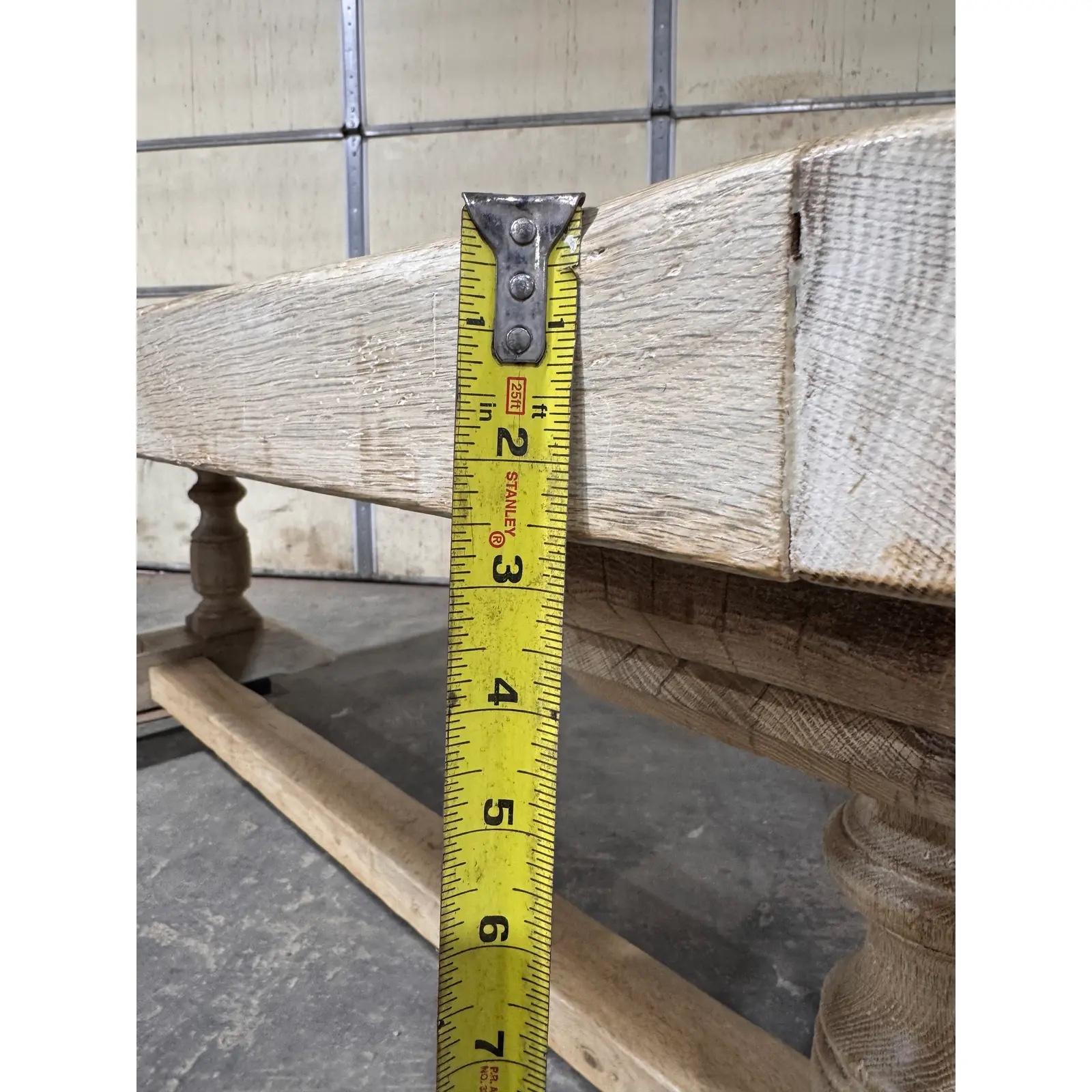 Table à tréteaux en pin du 19e siècle en vente 1