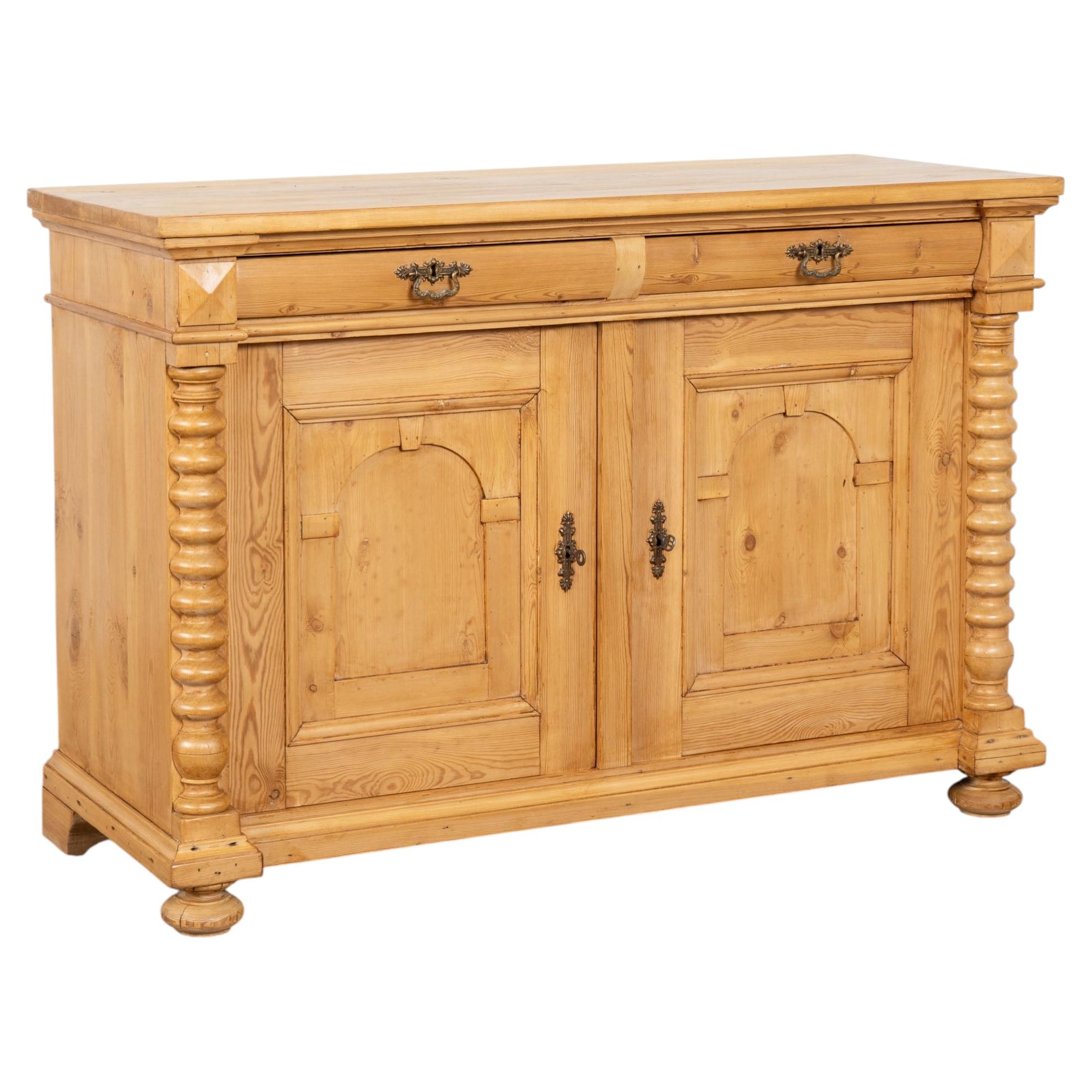 19th Century Pine Two Door Sideboard from Denmark