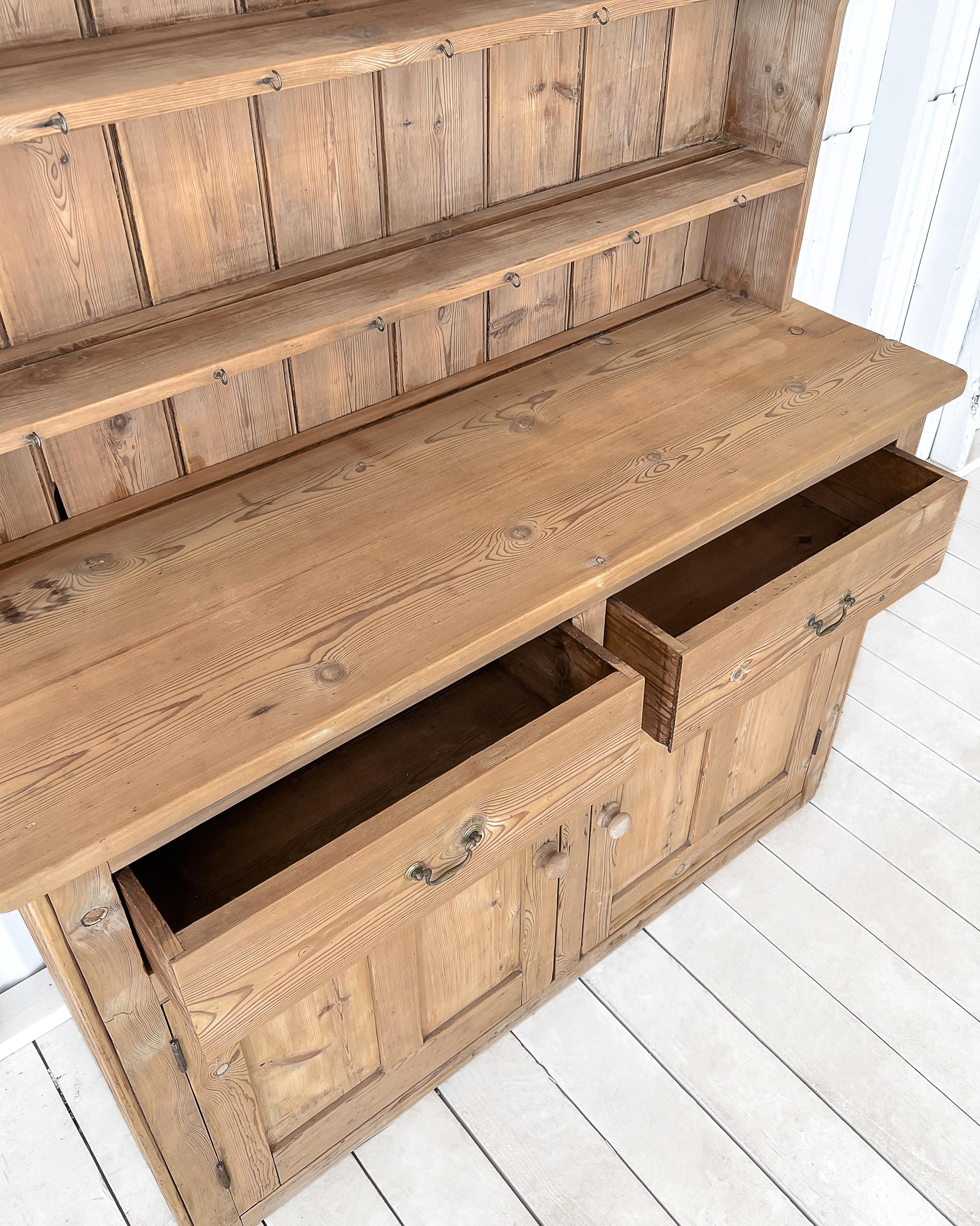 19th Century Pine Welsh Dresser 9