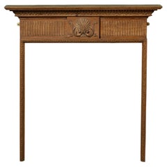 19th Century Pine Wood Fireplace