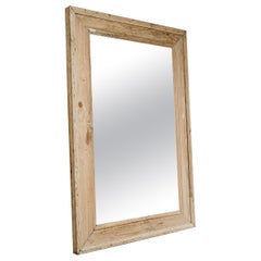 Antique 19th century pineframed mirror