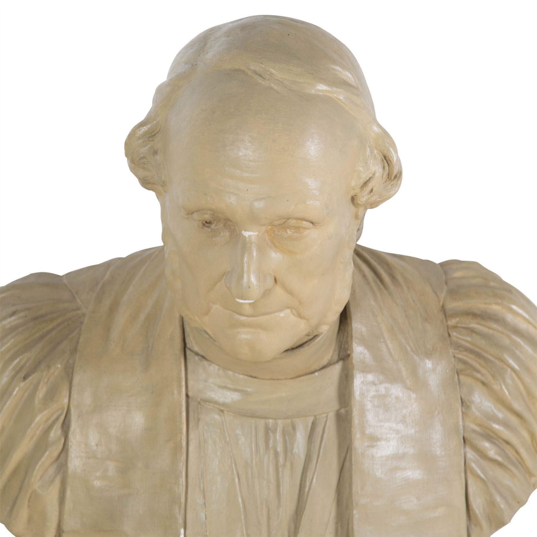 Italian 19th Century Plaster Bust For Sale