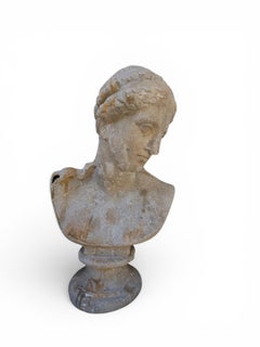 19th Century Plaster Bust of Athena, Italy
