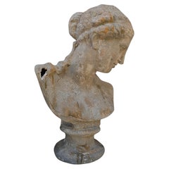 19th Century Plaster Bust of Athena, Italy