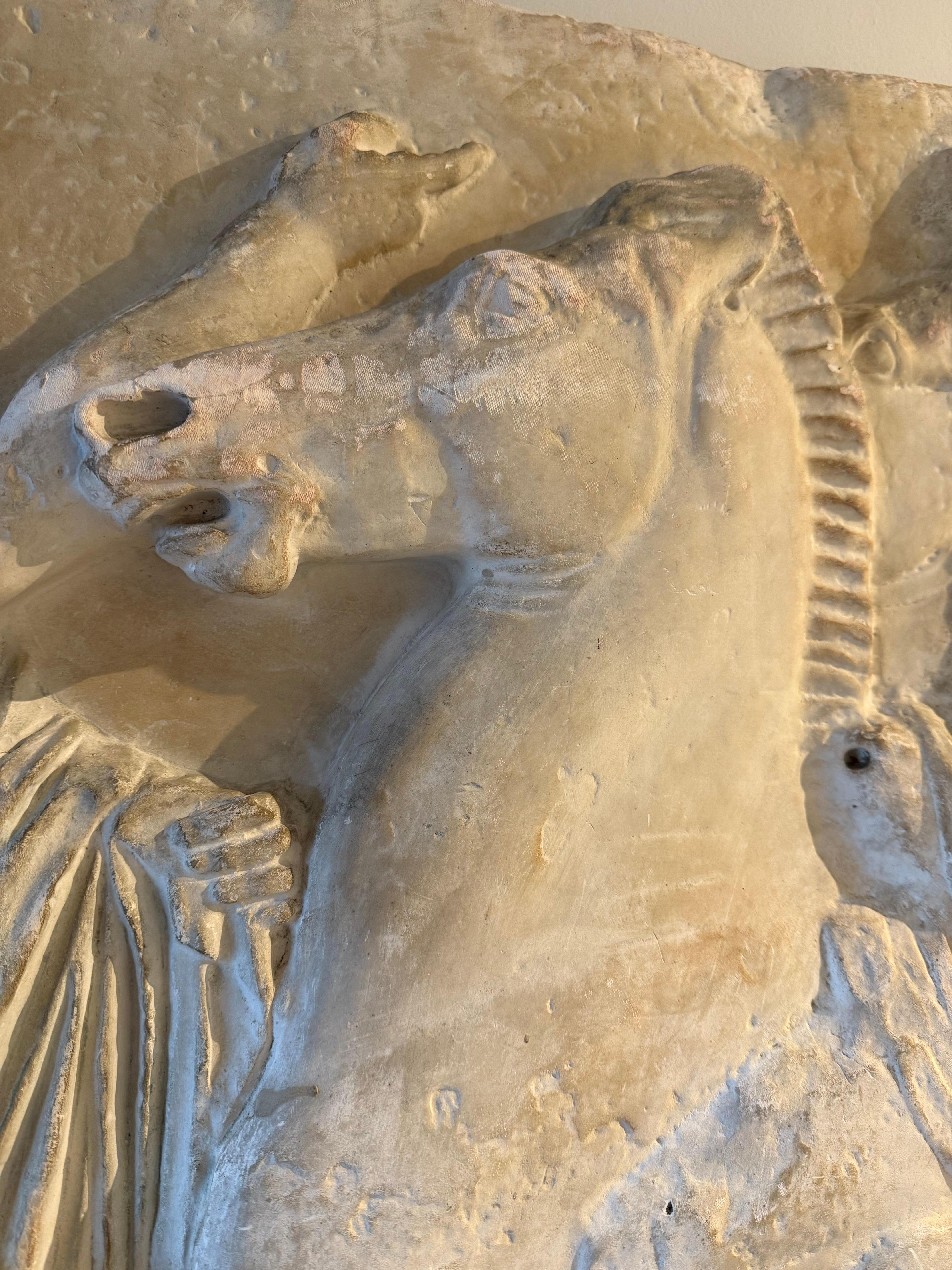 Britannico Calco in gesso del XIX secolo del Fregio del Partenone