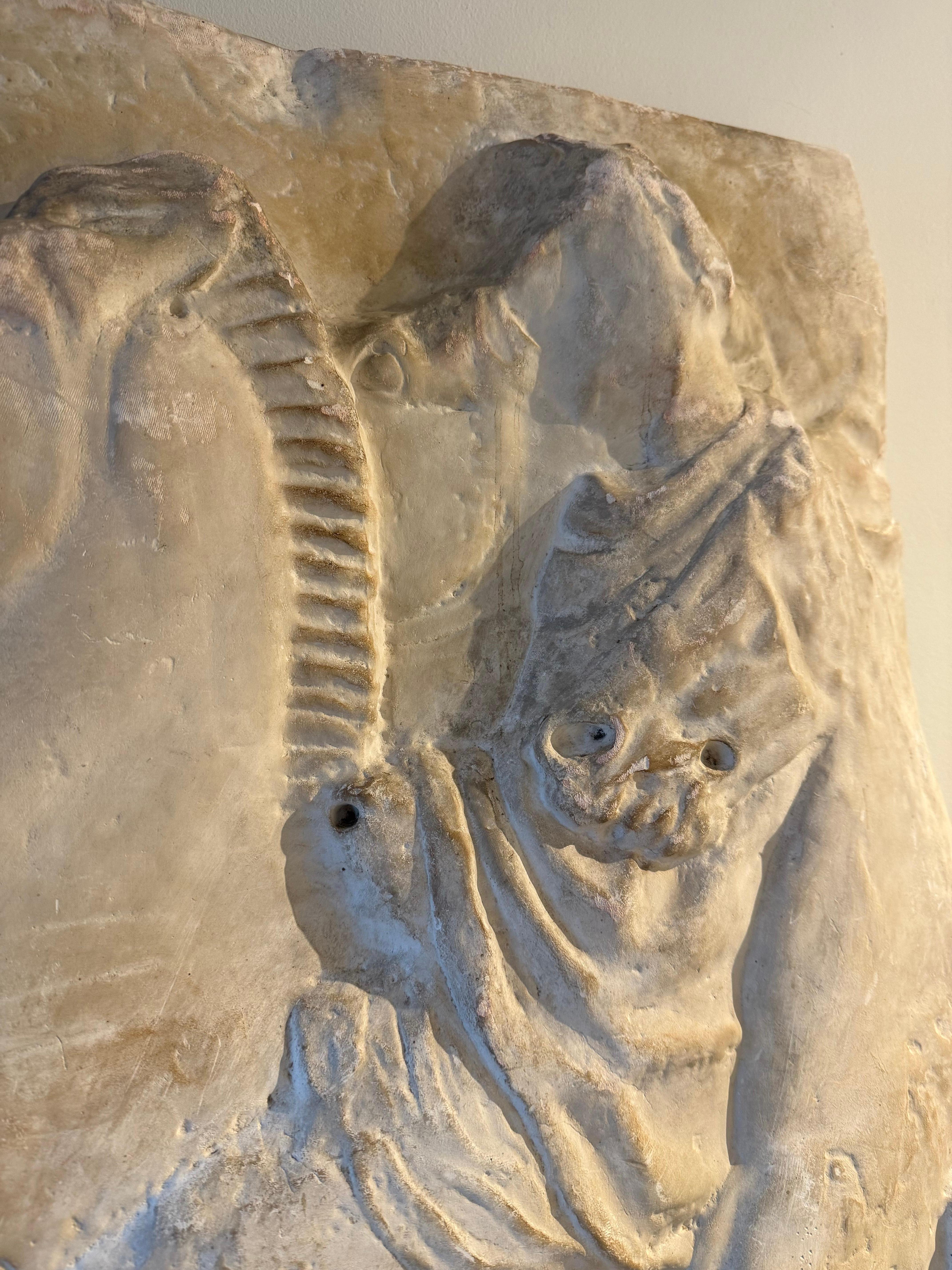 Calco in gesso del XIX secolo del Fregio del Partenone In condizioni buone a Ongar, GB