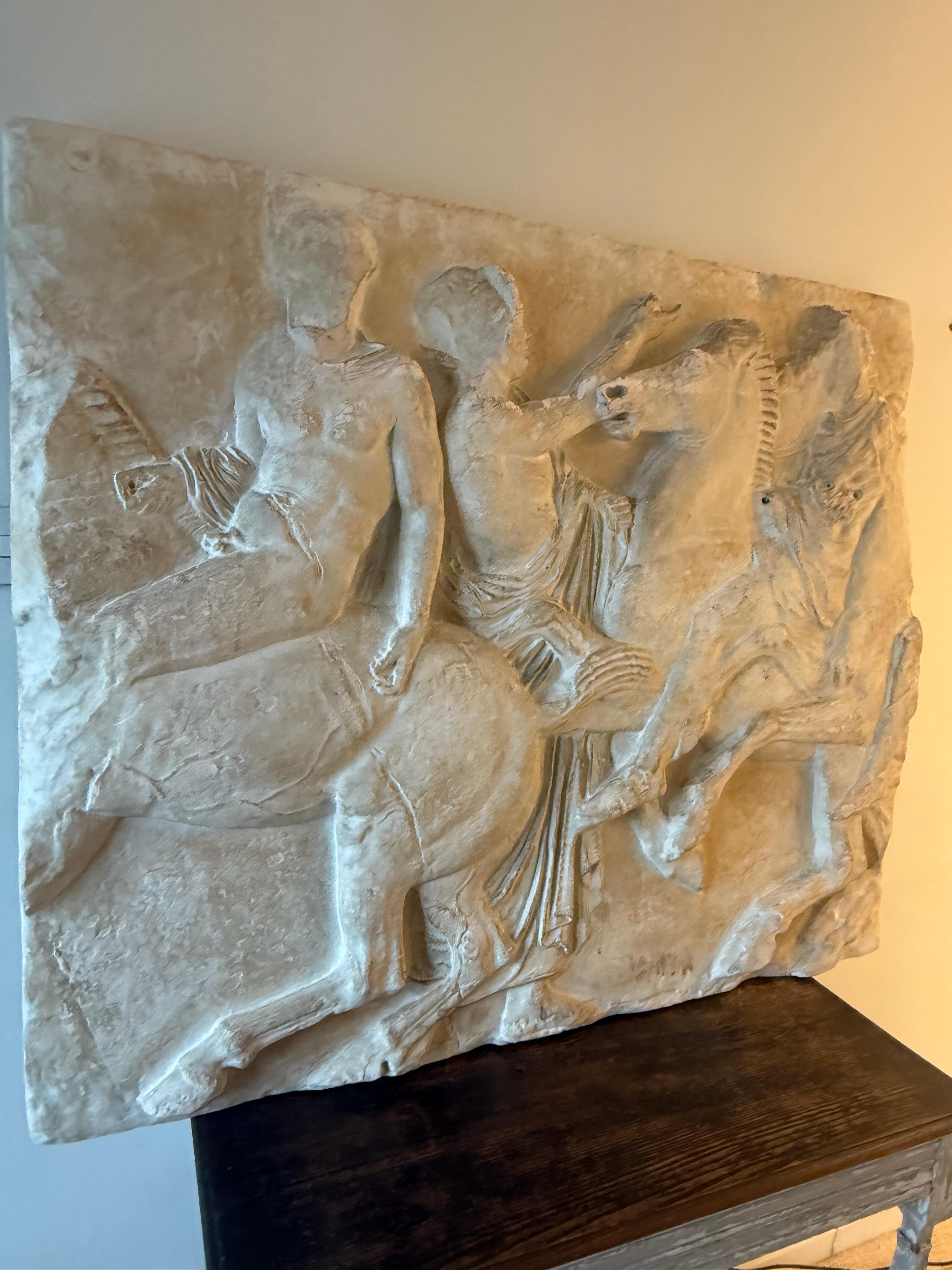 Calco in gesso del XIX secolo del Fregio del Partenone 2