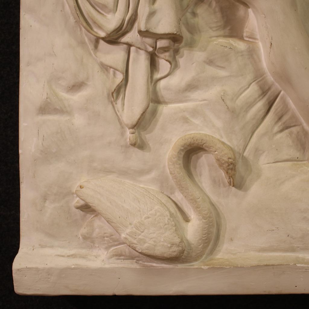 19th Century Plaster Italian Mythological High Relief Sculpture, 1880s 5