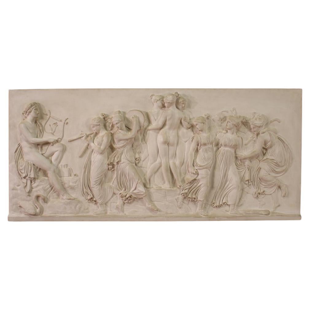 19th Century Plaster Italian Mythological High Relief Sculpture, 1880s