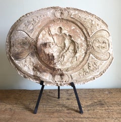 19th Century Plaster Mould Depicting Acrisius, Medusa Etc