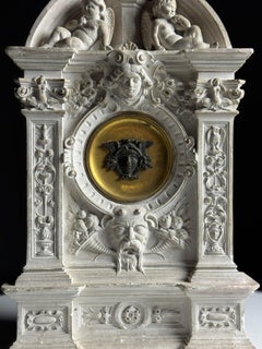 19th-century plaster scale model of a chapel