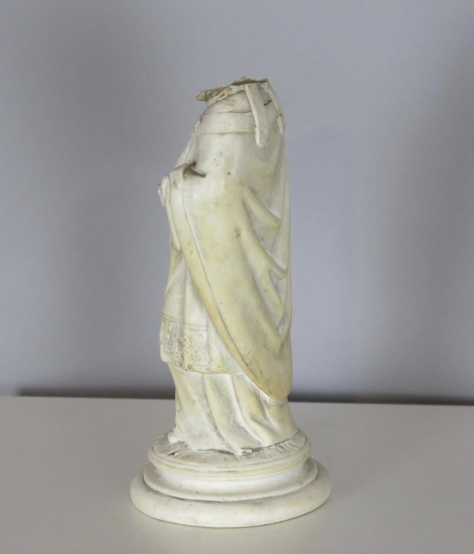 19th Century Plaster Statue of a Saint, France For Sale 3