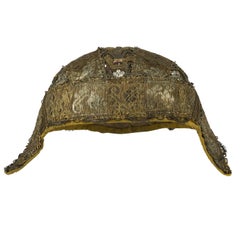 Used 19th Century Polish Woman's Sabbath Cap 'Kupka'