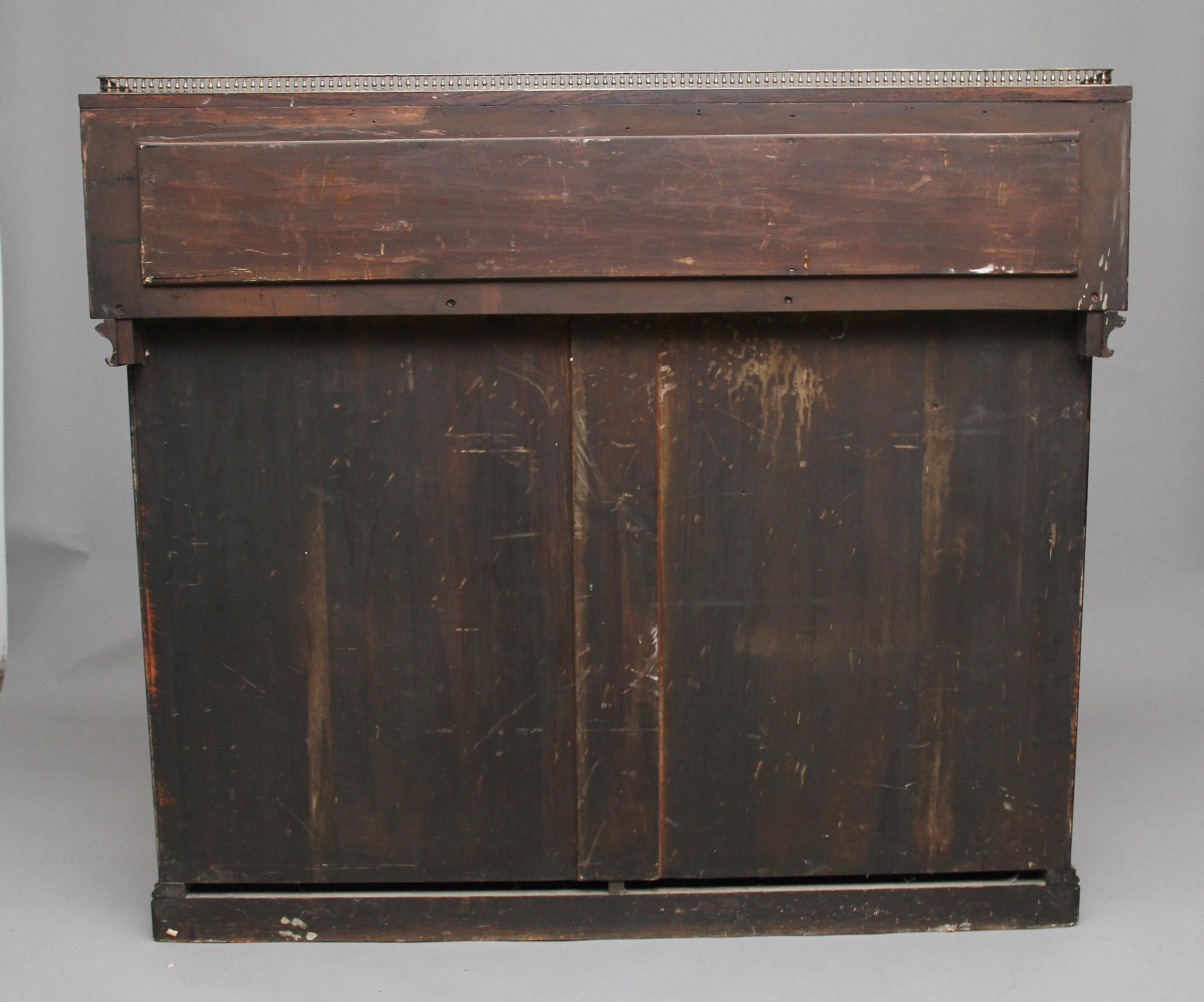 19th Century Pollard Oak Cabinet In Good Condition For Sale In Martlesham, GB