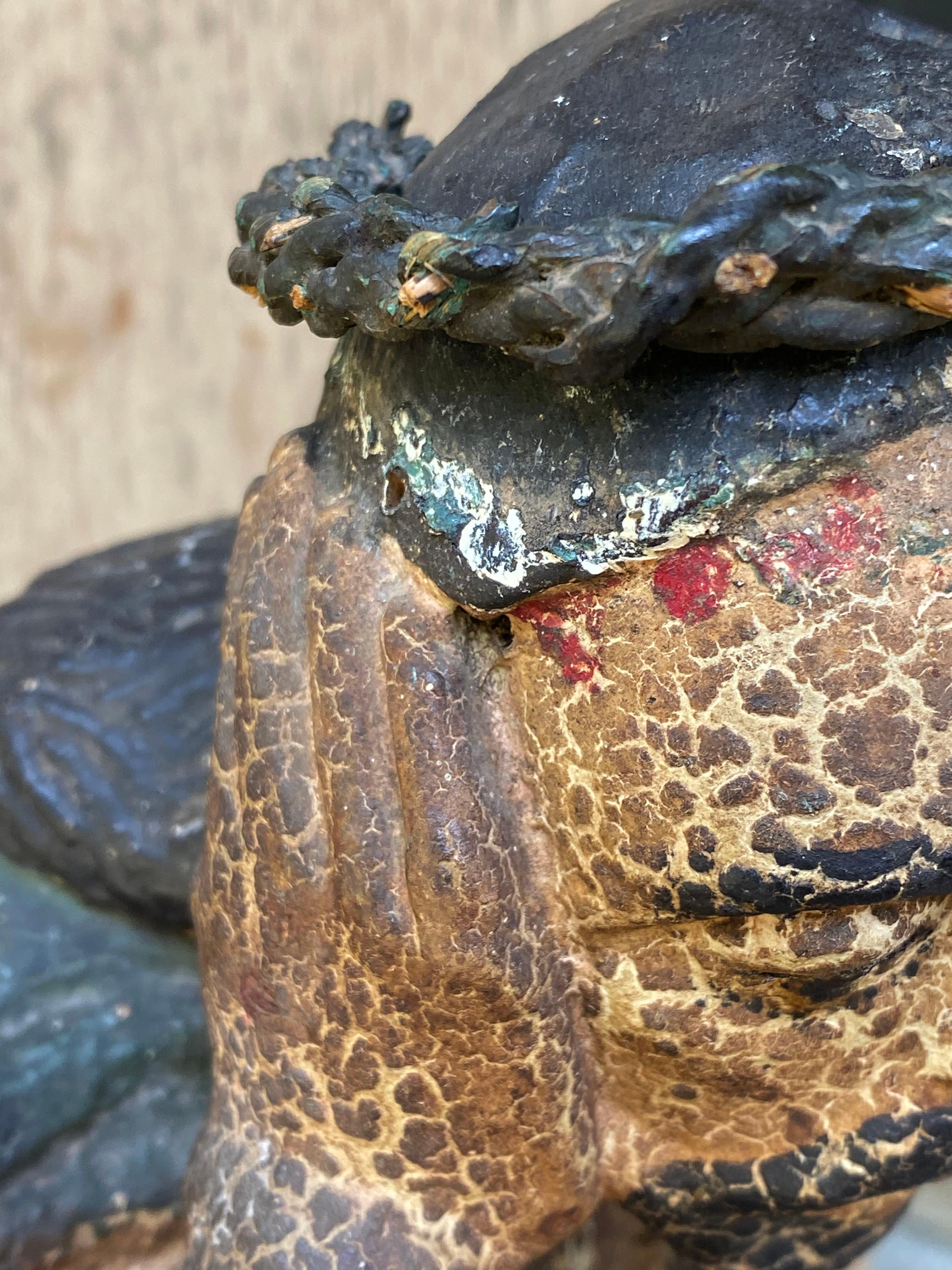 Gesù del Getsemani policromo del XIX secolo in vendita 4