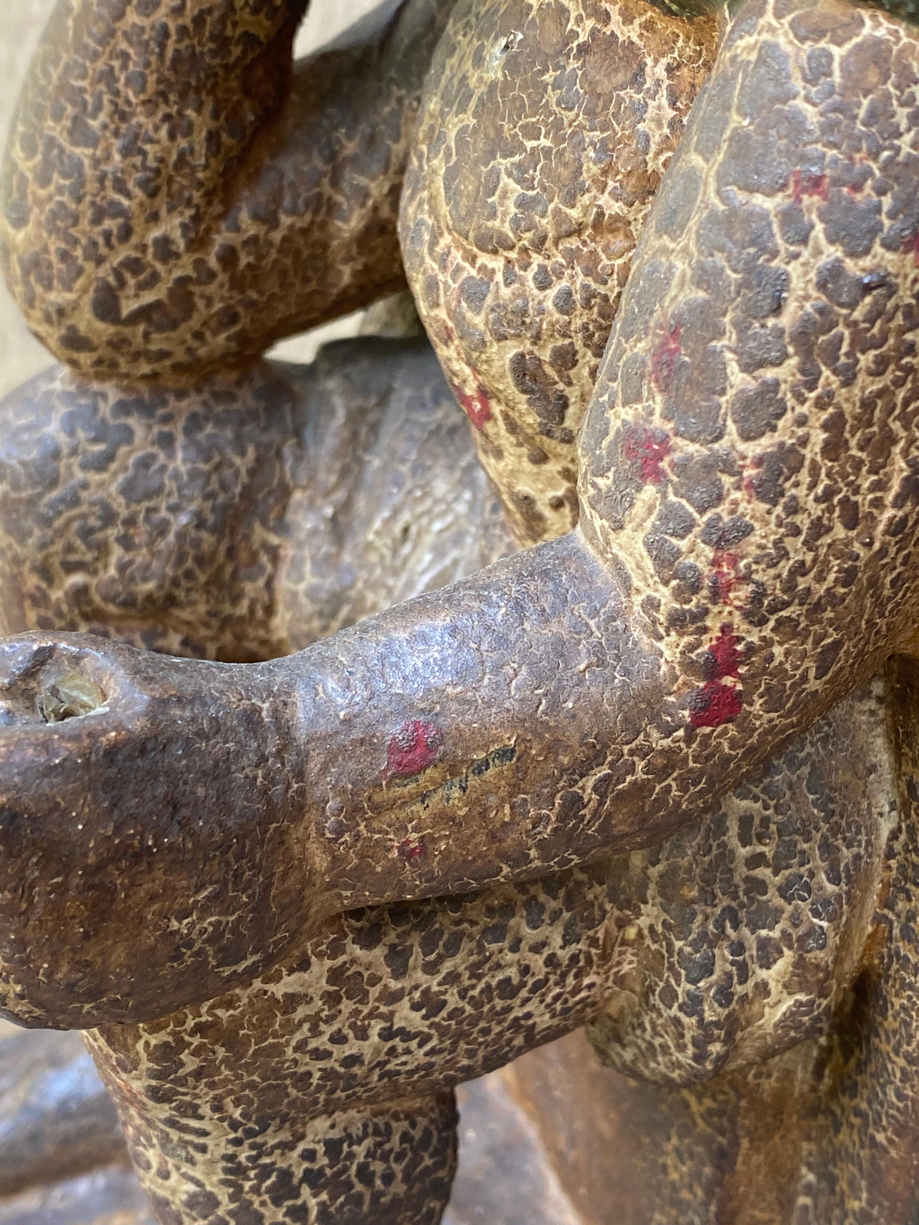 Gesù del Getsemani policromo del XIX secolo in vendita 6