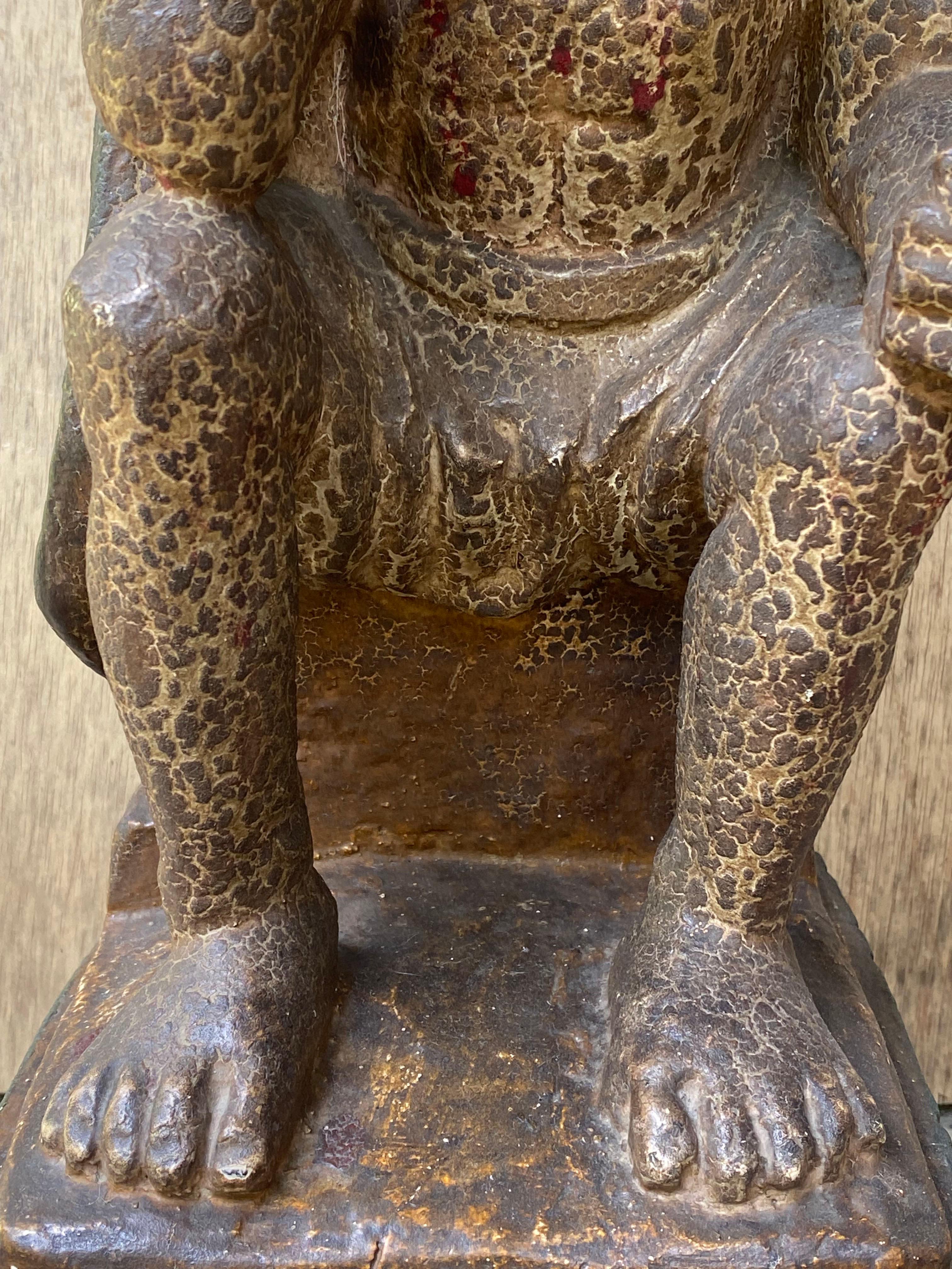 Legno Gesù del Getsemani policromo del XIX secolo in vendita