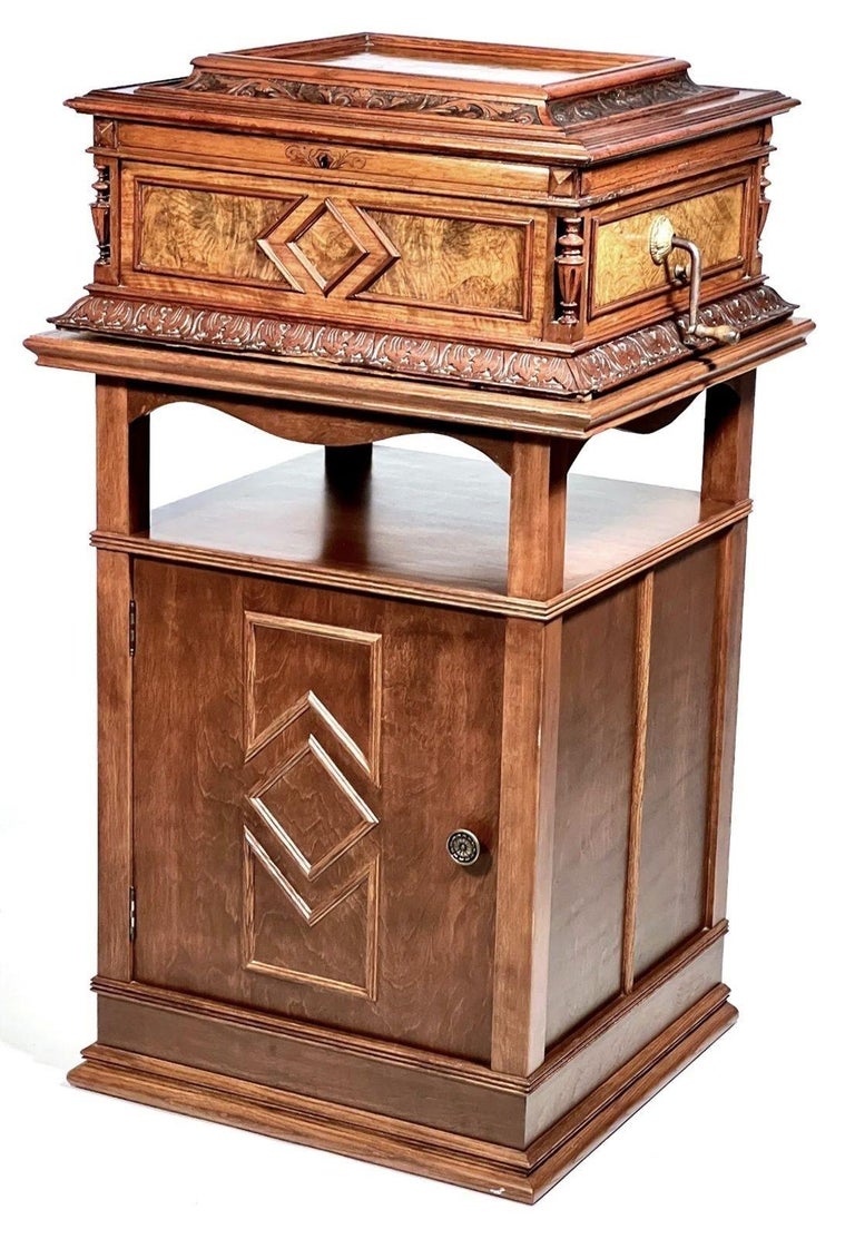 19th Century Polyphon Double Comb Music Box For Sale at 1stDibs music