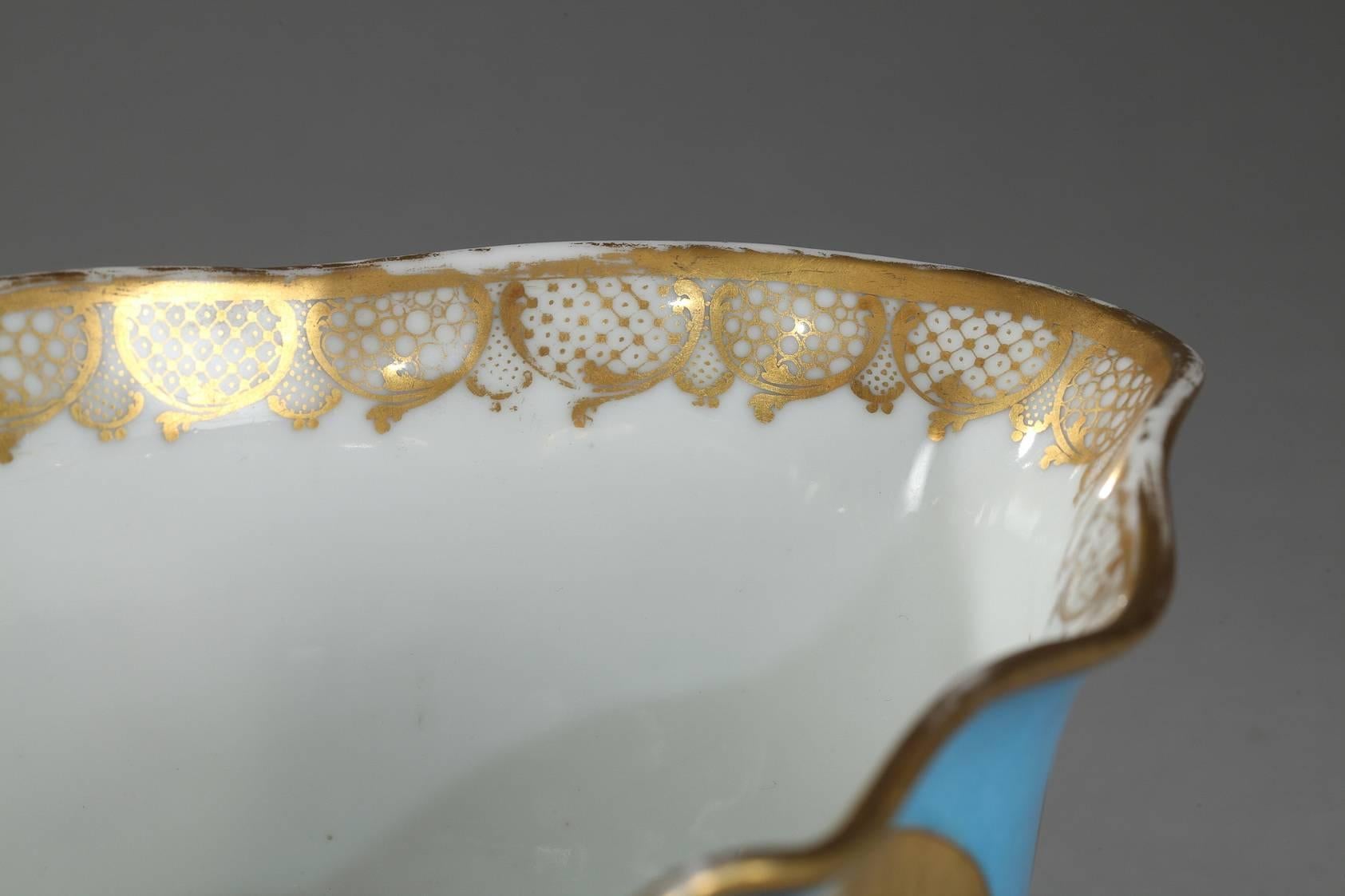 19th Century Porcelain and Ormolu Jardinière 1