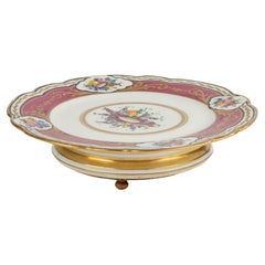 Plato Musical de Porcelana del Siglo XIX - Vieux Paris - Caja de Música