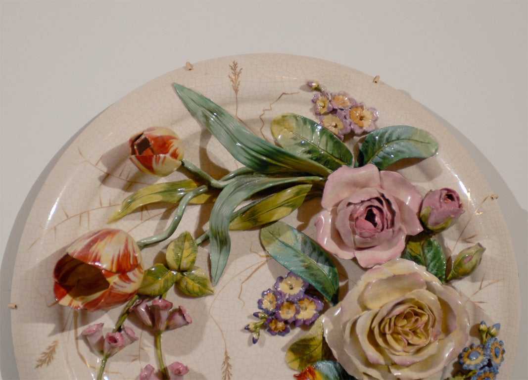French 19th Century Porcelain Plate