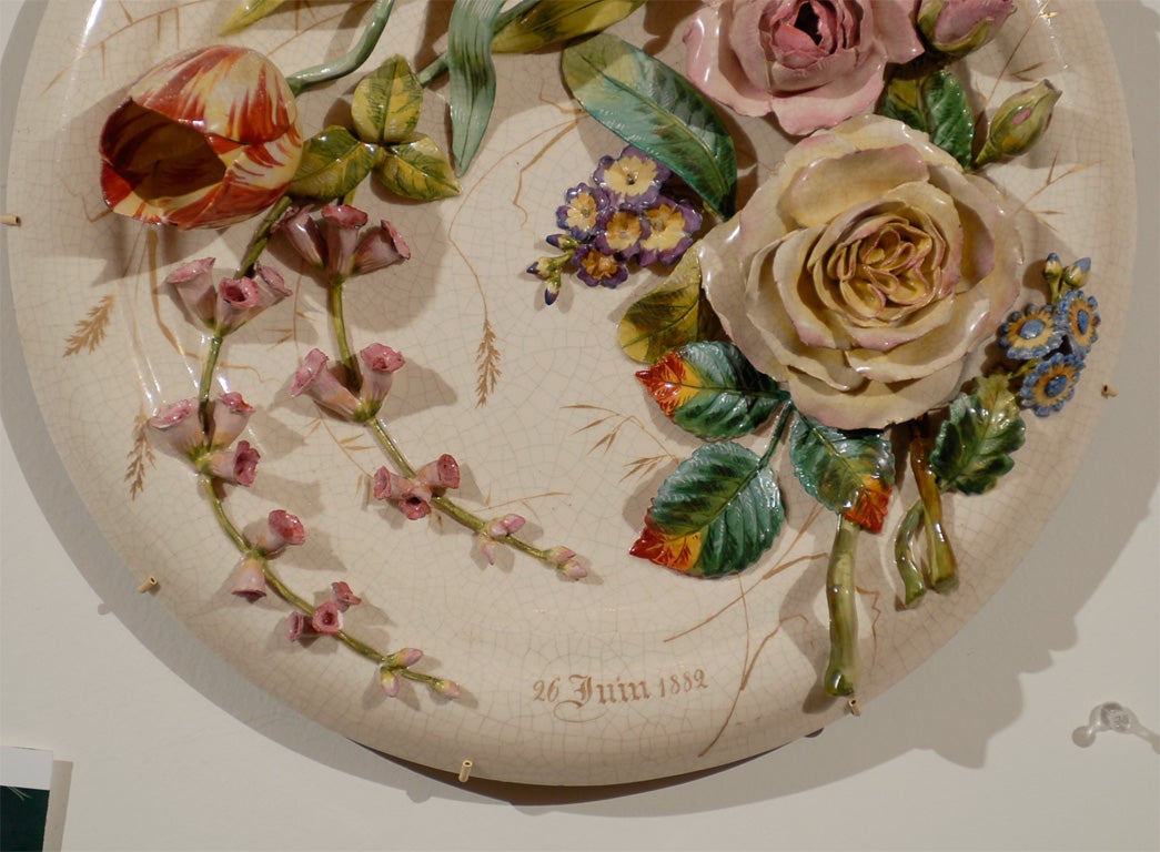 19th Century Porcelain Plate In Good Condition In Atlanta, GA