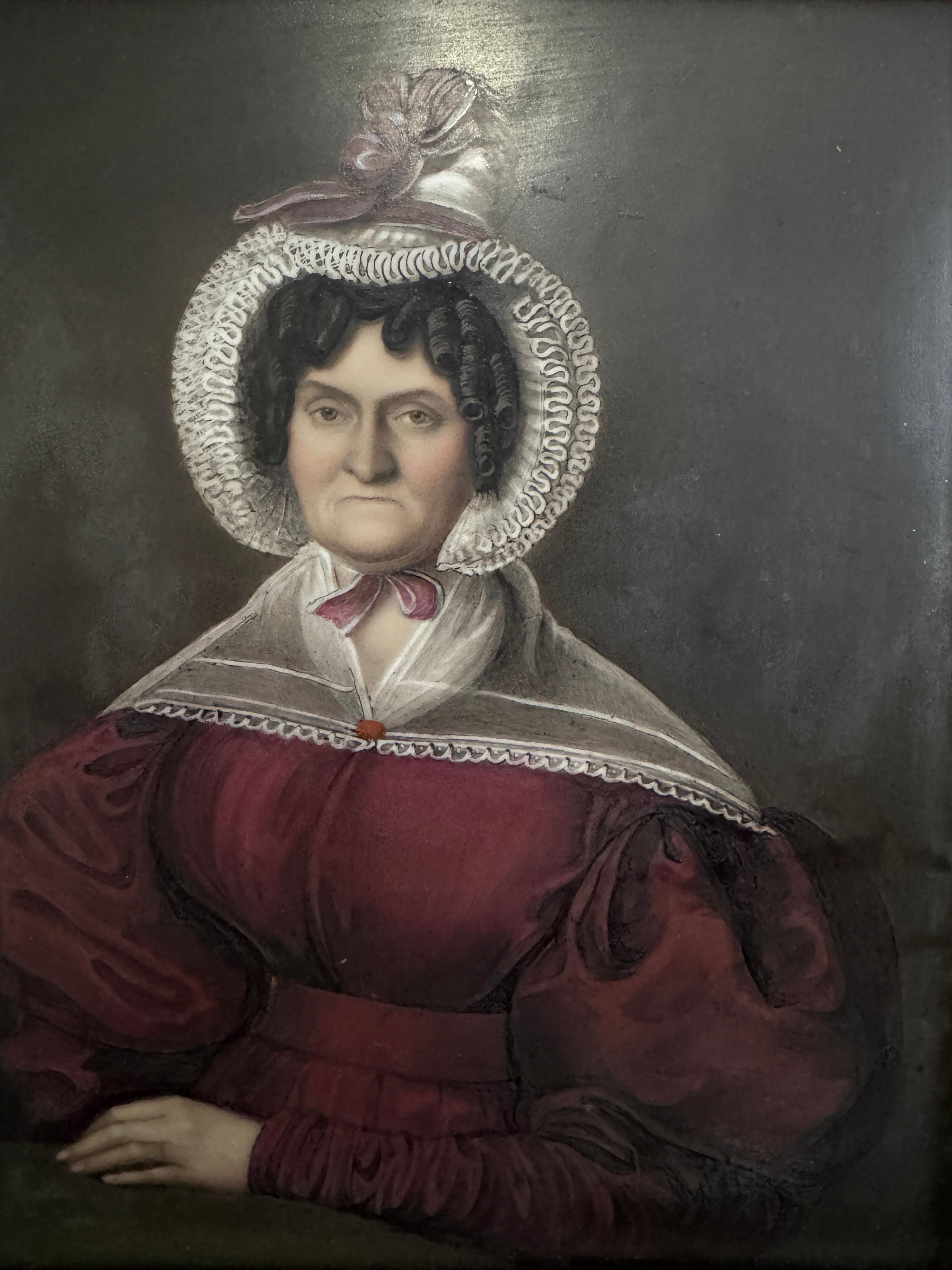 George IV Plaque de portrait en porcelaine du 19e siècle en vente