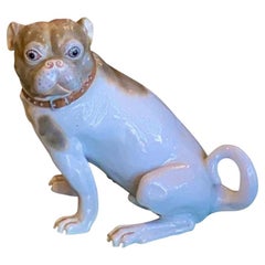 19th Century Porcelain Pug