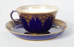19th Century Porcelain Tea Cup / Coffee Cup, Sevres Manufacture, Signed
