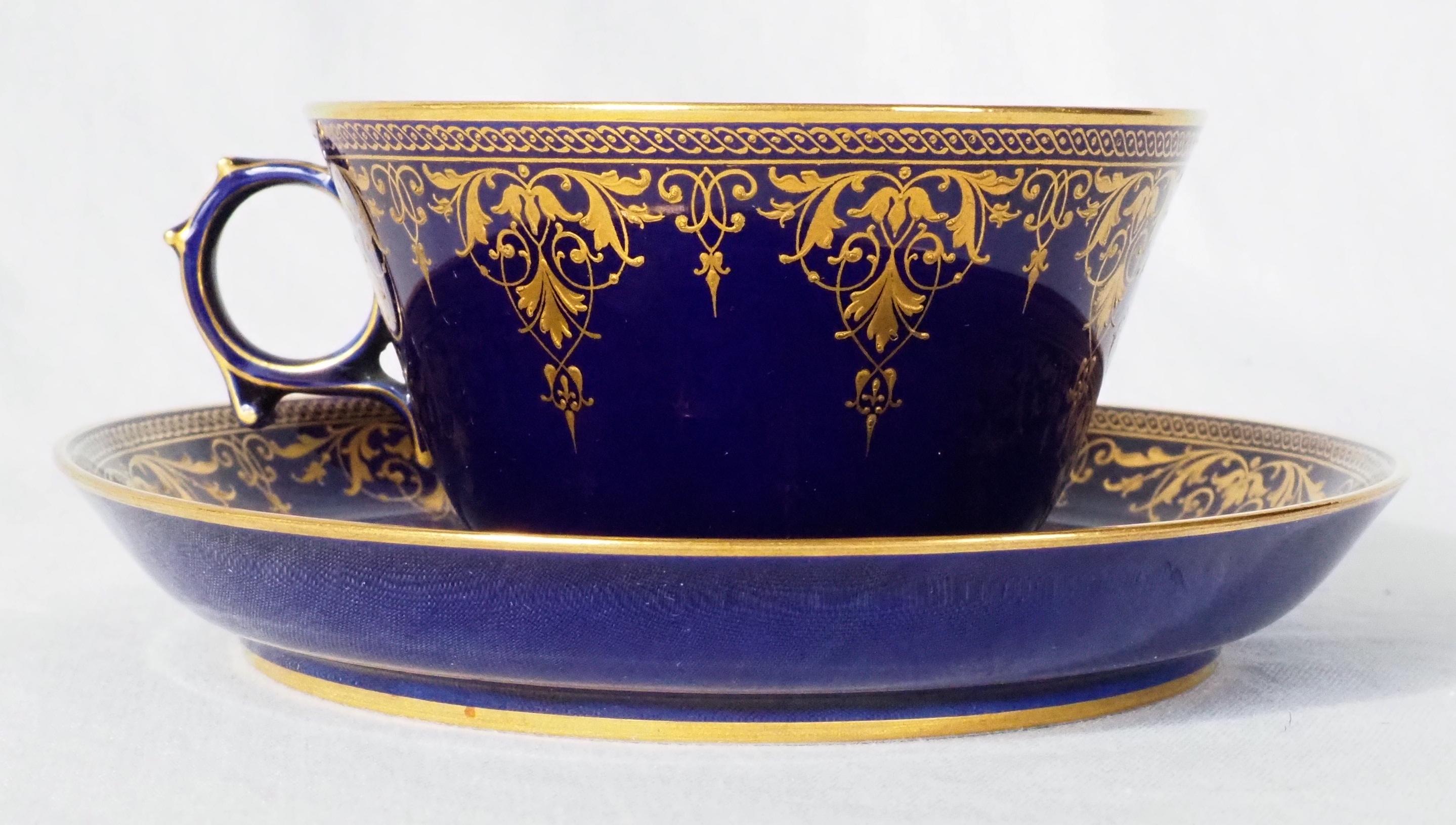 Louis XVI 19th Century Porcelain Tea Cup / Coffee Cup, Sevres Manufacture, Signed