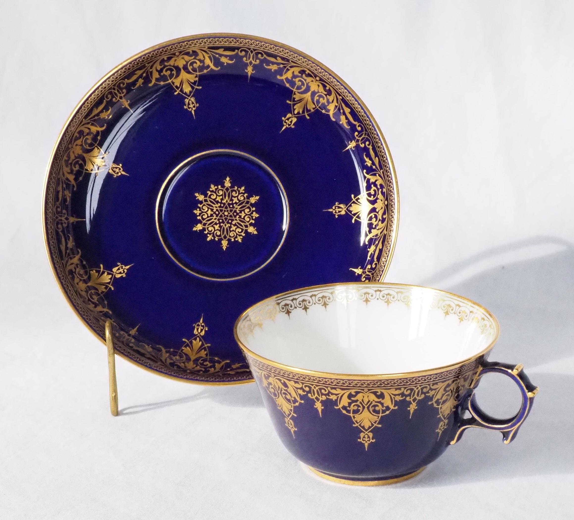 French 19th Century Porcelain Tea Cup / Coffee Cup, Sevres Manufacture, Signed