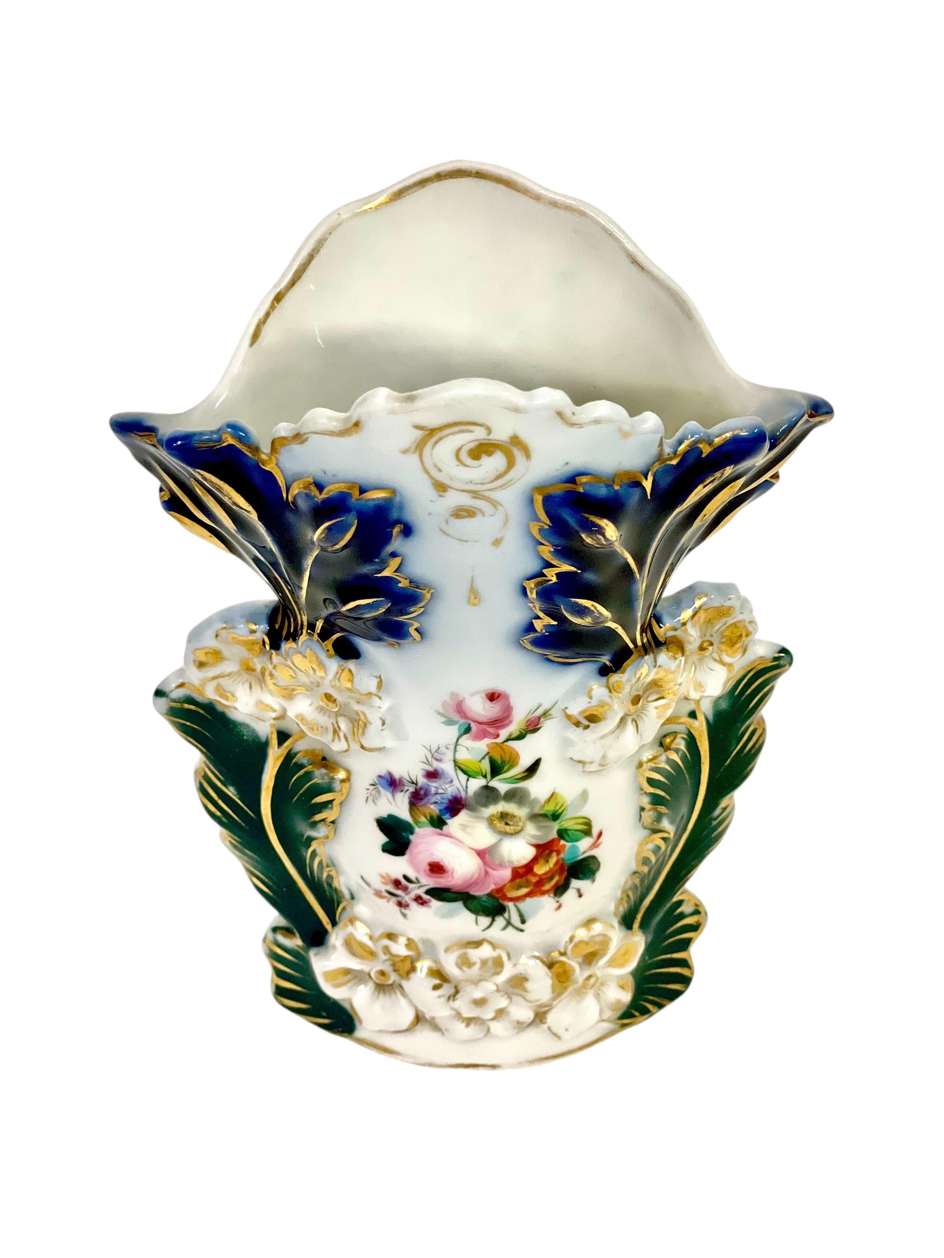Vaso da sposa Porcelaine de Paris del XIX secolo in vendita 4