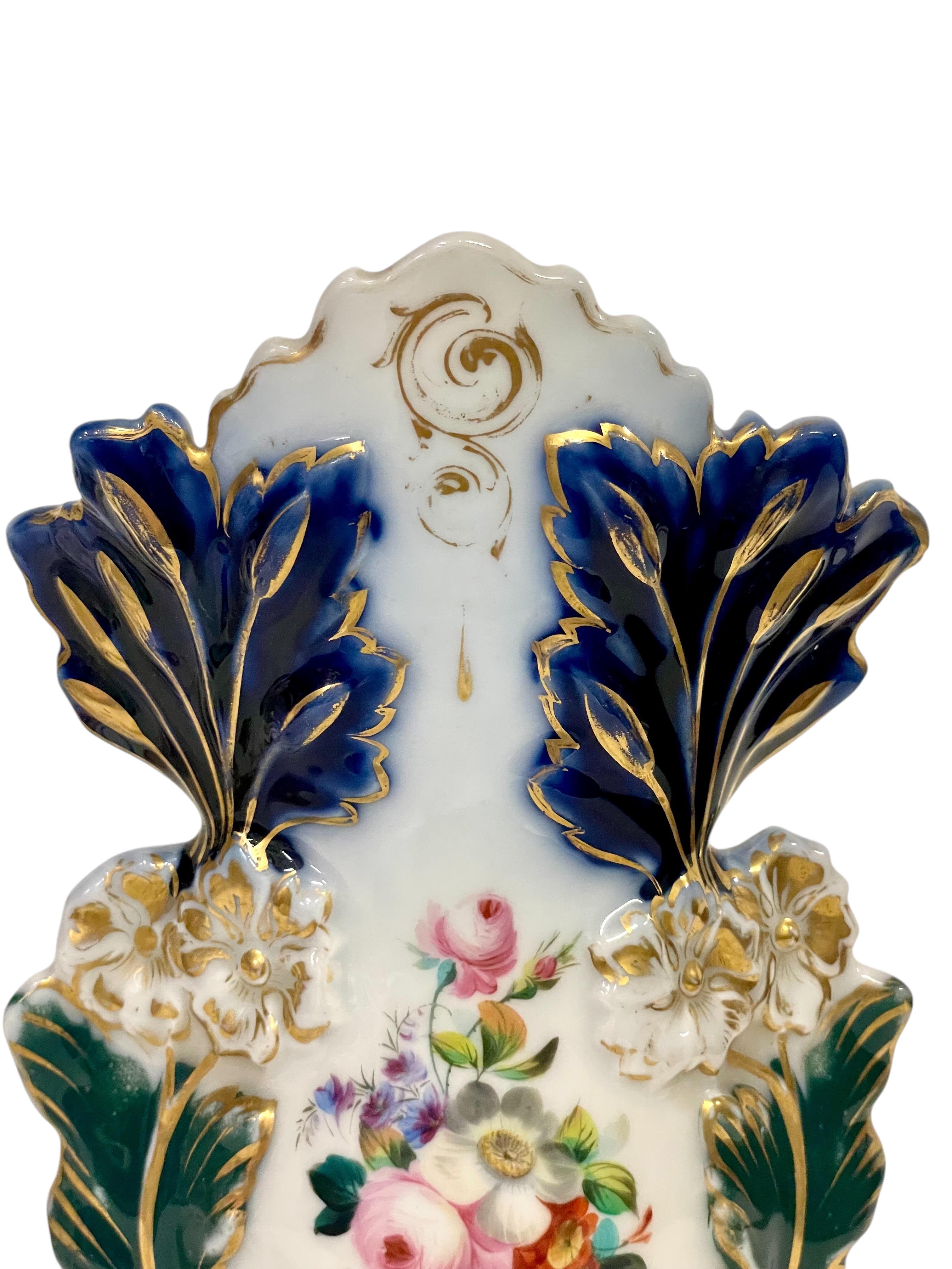 Porcellana Vaso da sposa Porcelaine de Paris del XIX secolo in vendita