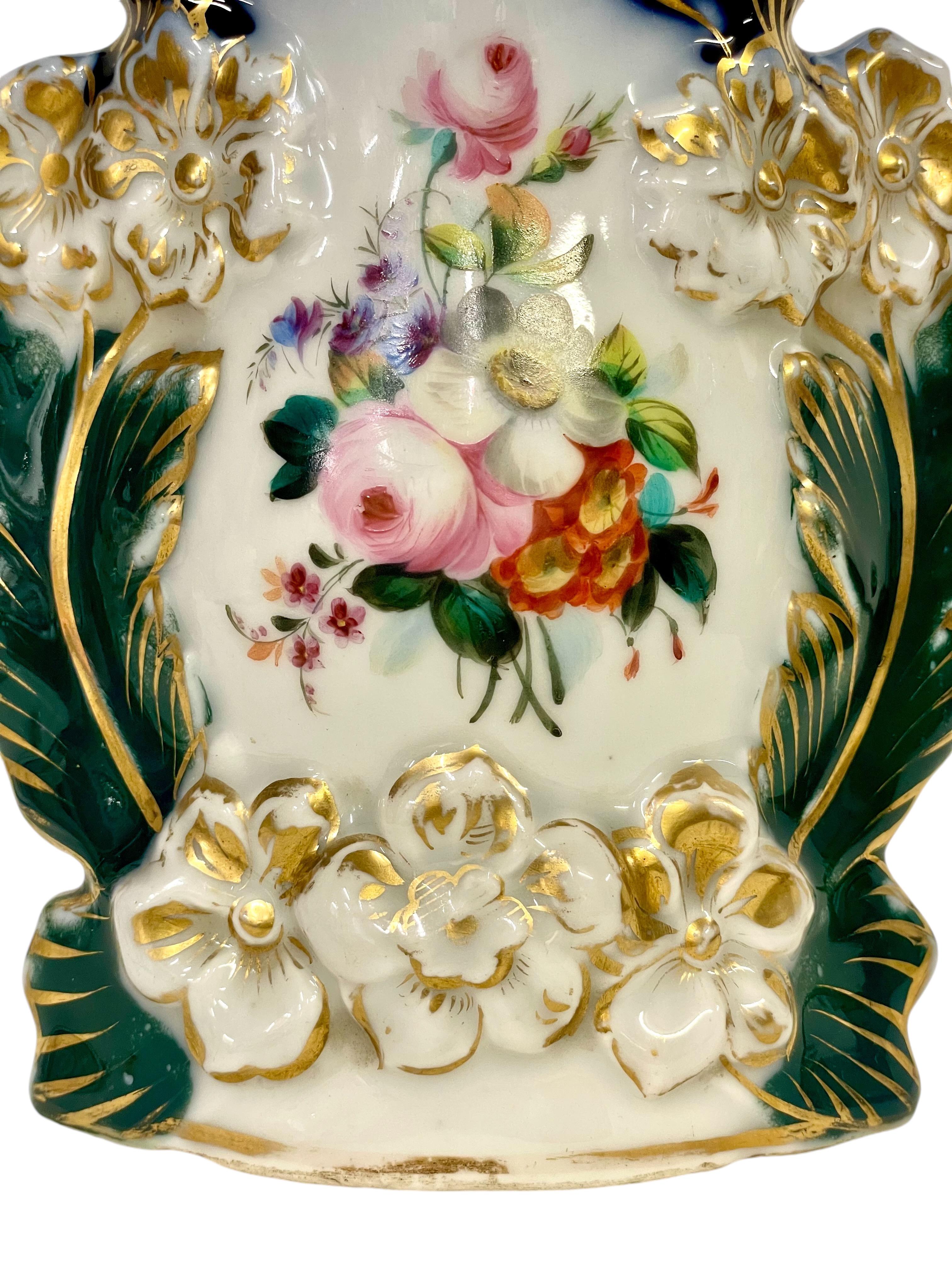 Vaso da sposa Porcelaine de Paris del XIX secolo in vendita 1