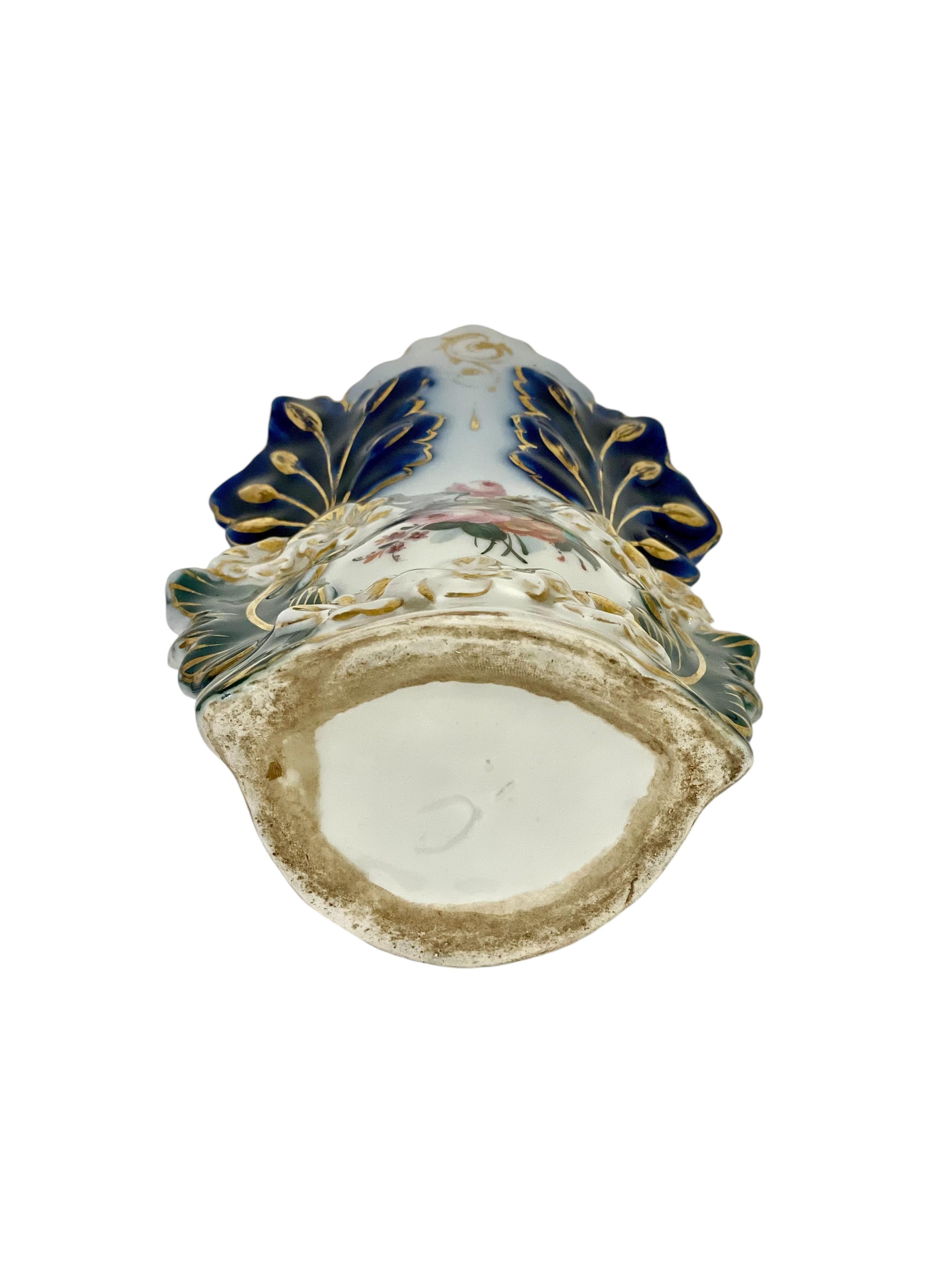 Vaso da sposa Porcelaine de Paris del XIX secolo in vendita 2