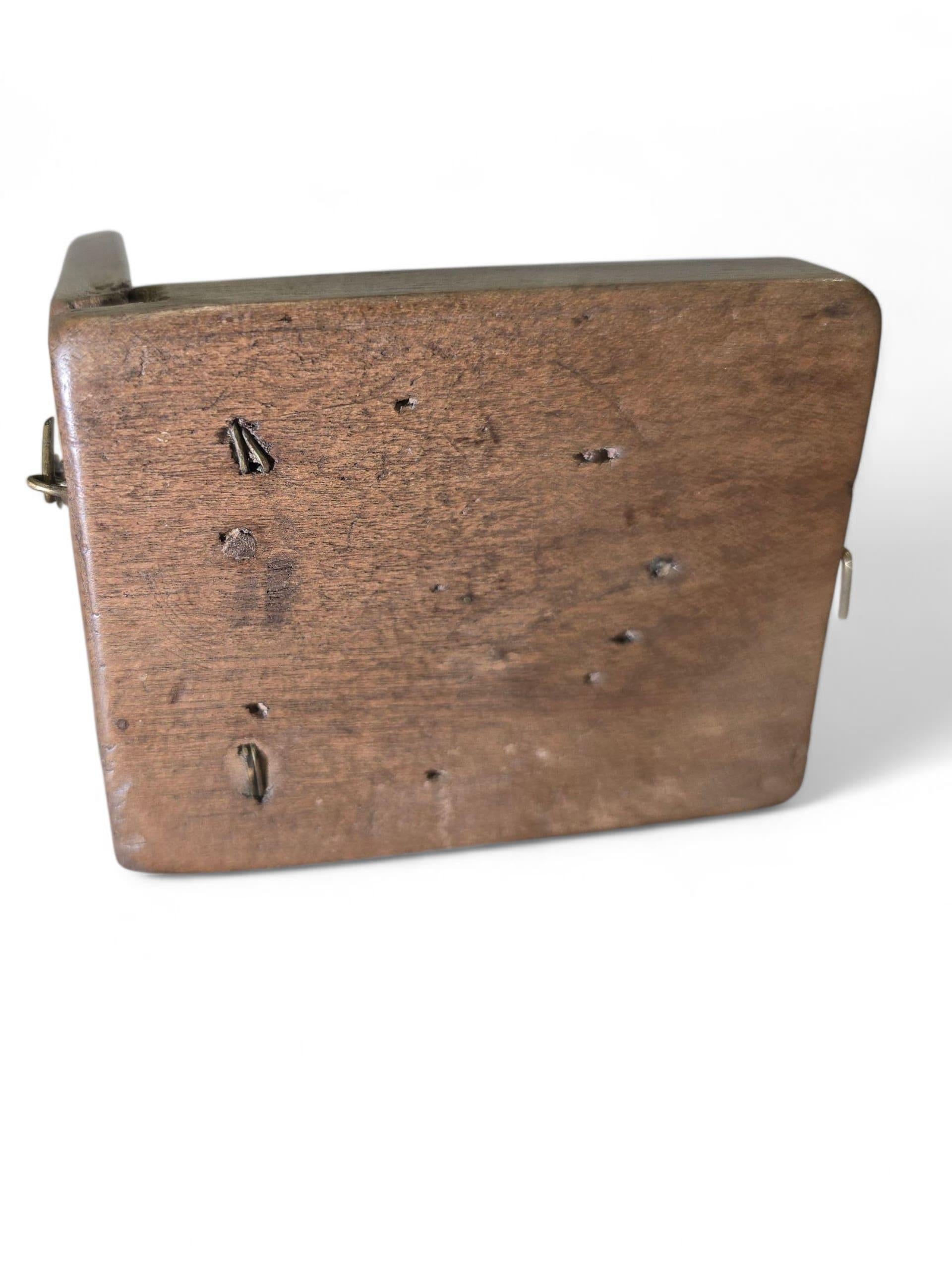 Cadran solaire portatif en bois du 19e siècle en vente 2