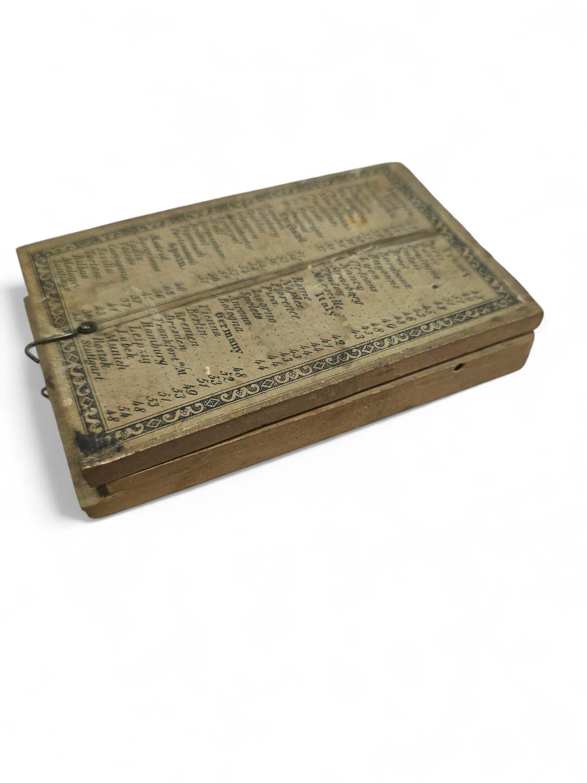 Cadran solaire portatif en bois du 19e siècle en vente 3