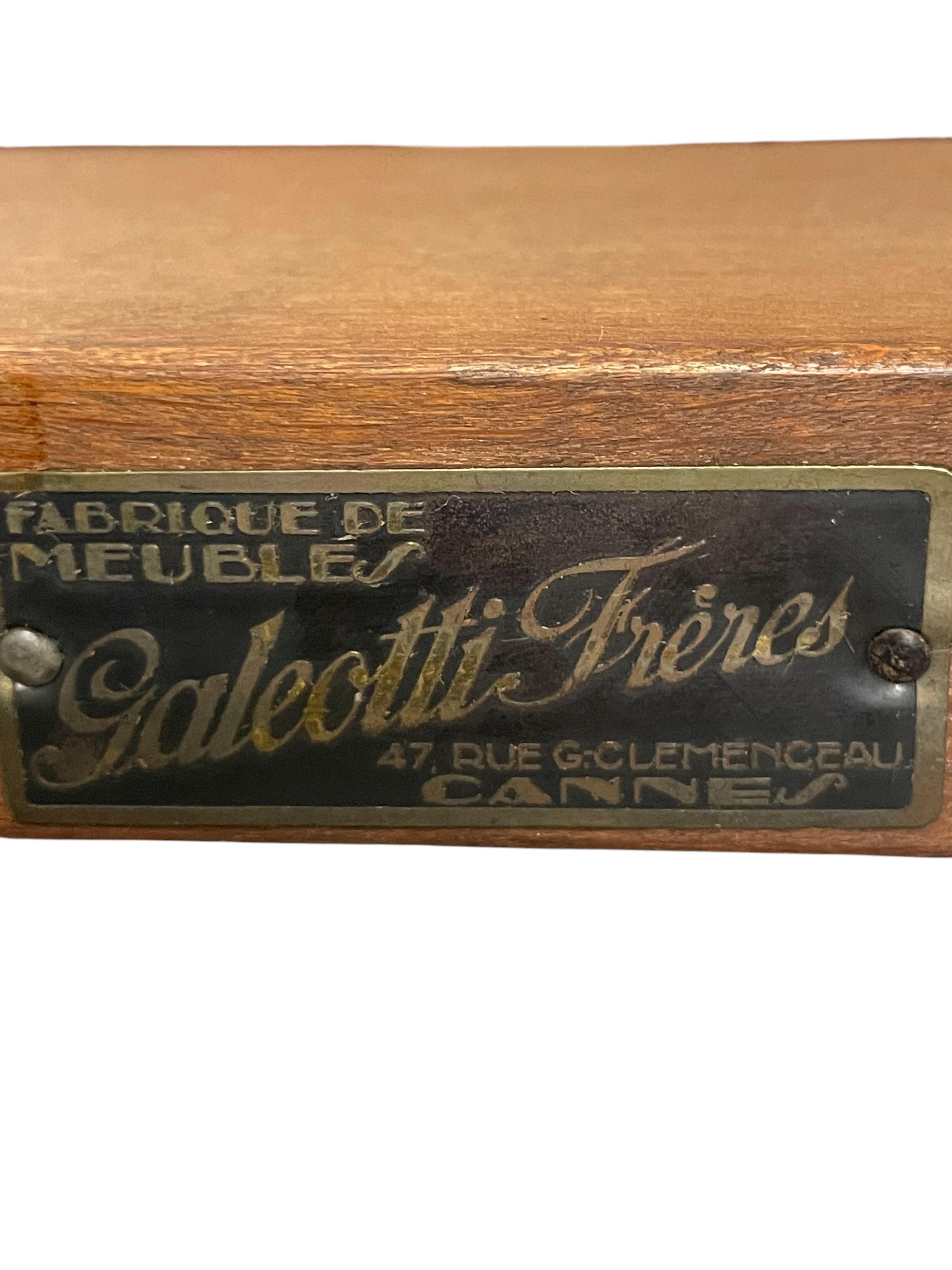 Mesa de comedor Portefeuille del siglo XIX en venta 12