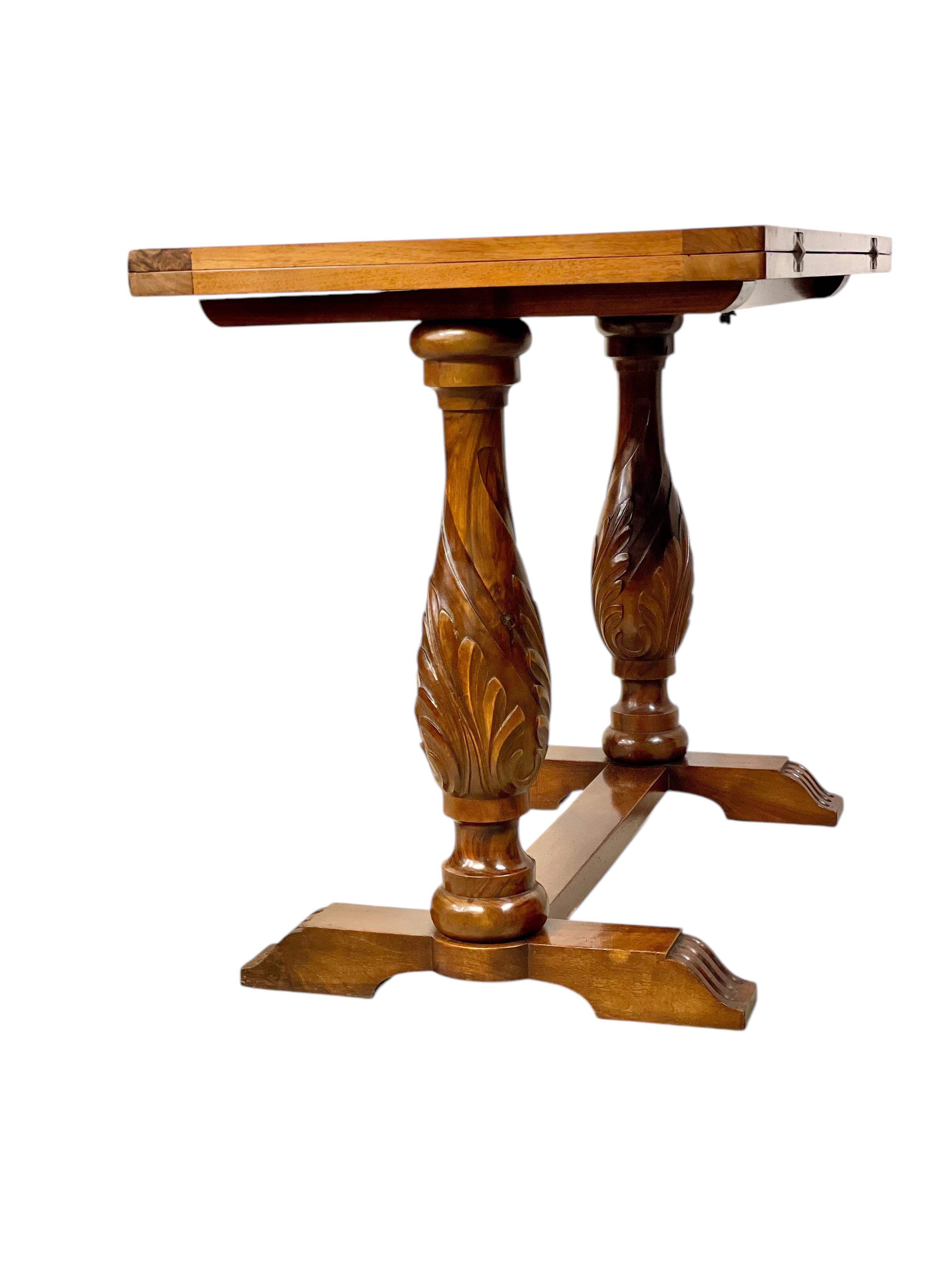 Mesa de comedor Portefeuille del siglo XIX Francés en venta