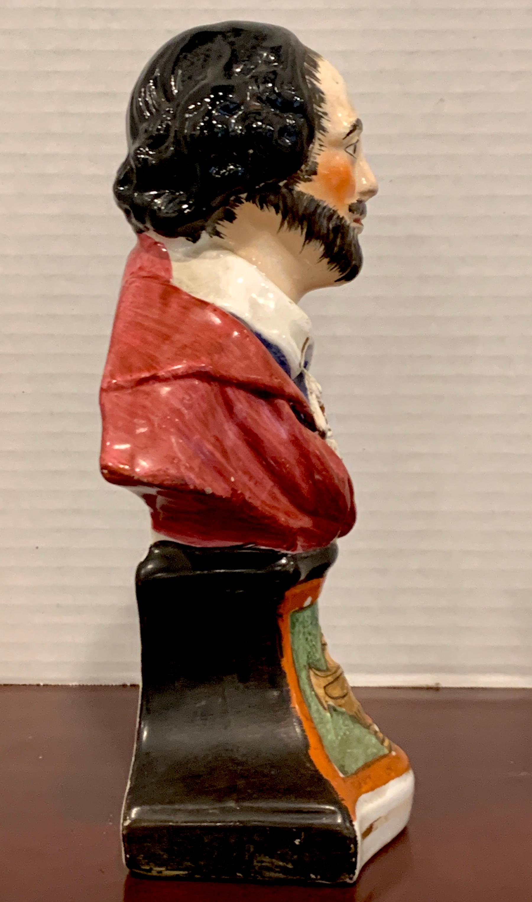 Buste de William Shakespeare en portrait du 19ème siècle en vente 1