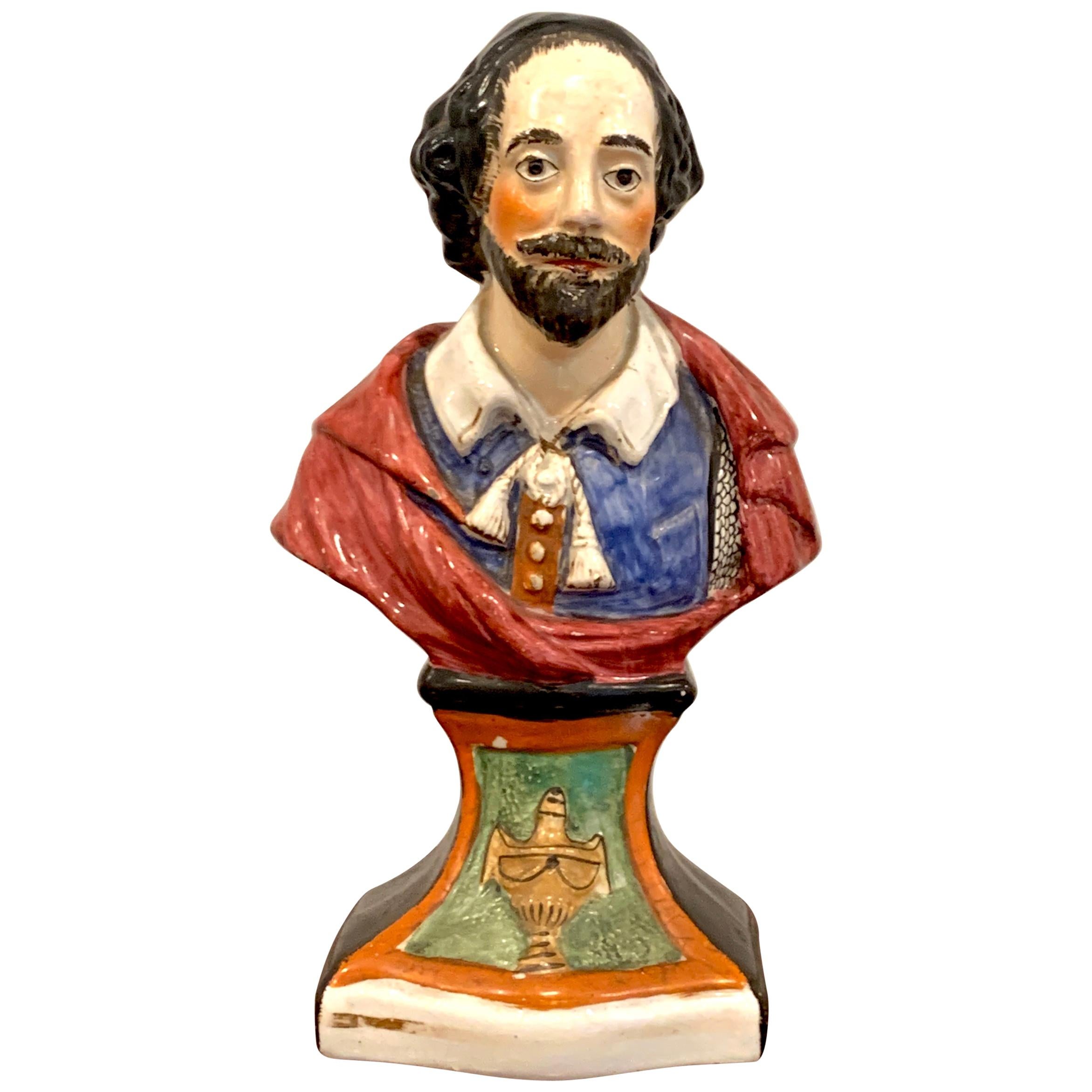 19th Century Portrait Bust of William Shakespeare