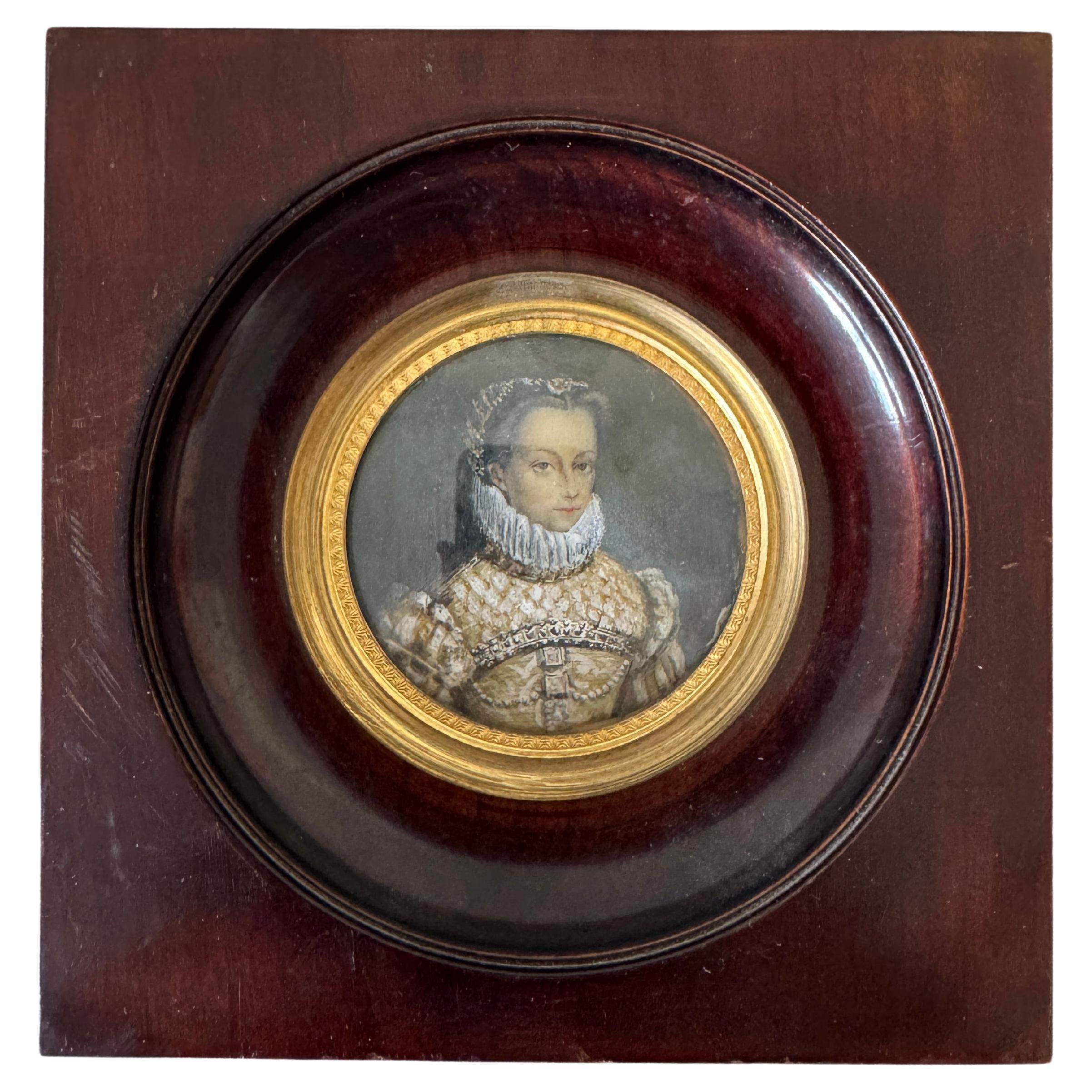What is an ivory miniature?