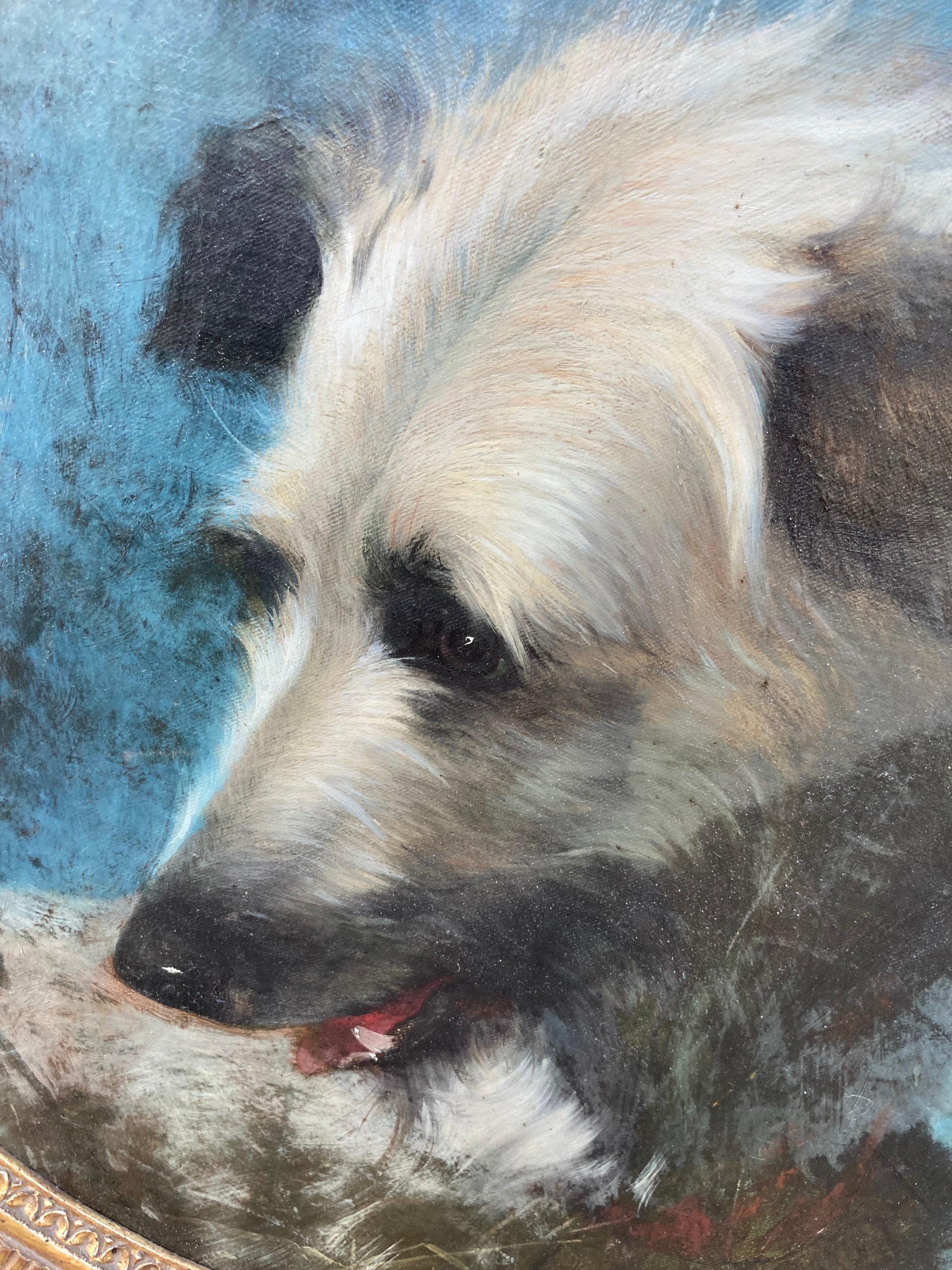 19th Century Portrait of a Dog In Good Condition In East Hampton, NY