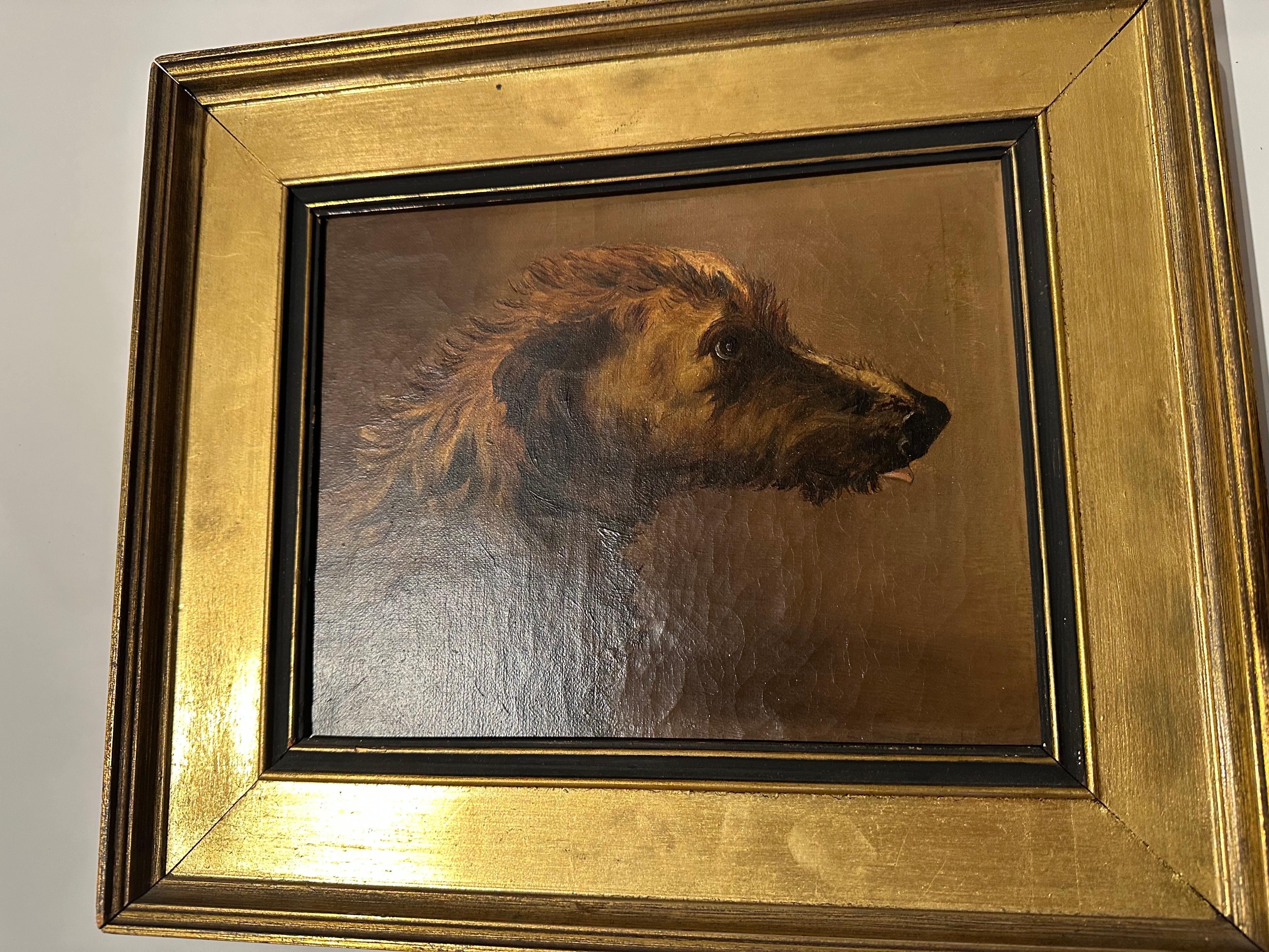 Portrait d'un chien au 19e siècle Bon état - En vente à East Hampton, NY