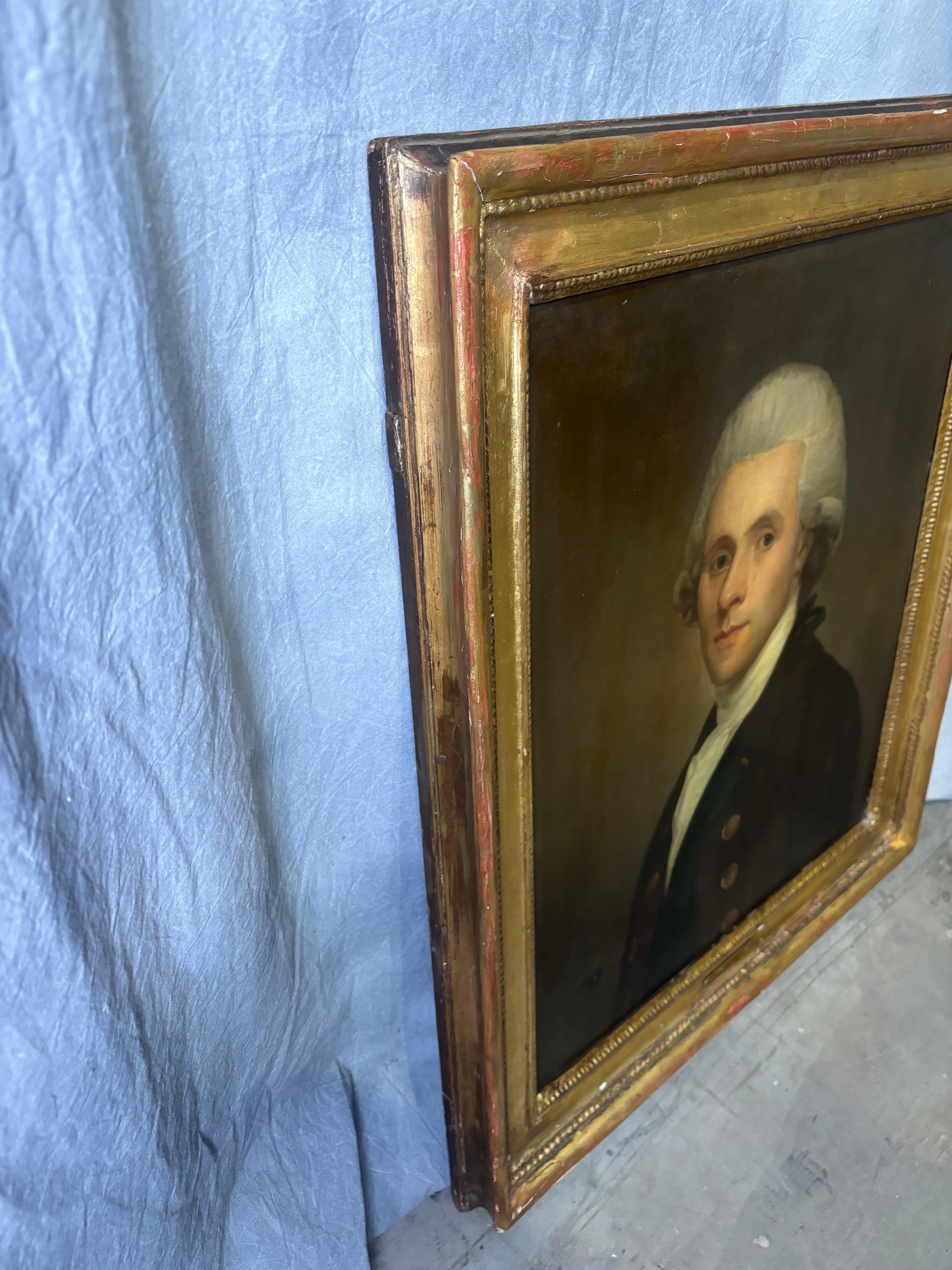 Européen Portrait d'un gentleman du 19e siècle en vente