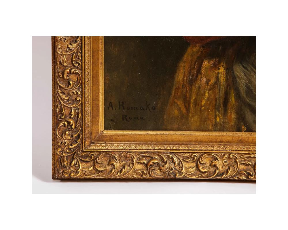 Ritratto di donna del XIX secolo di Anton Romako in vendita 1